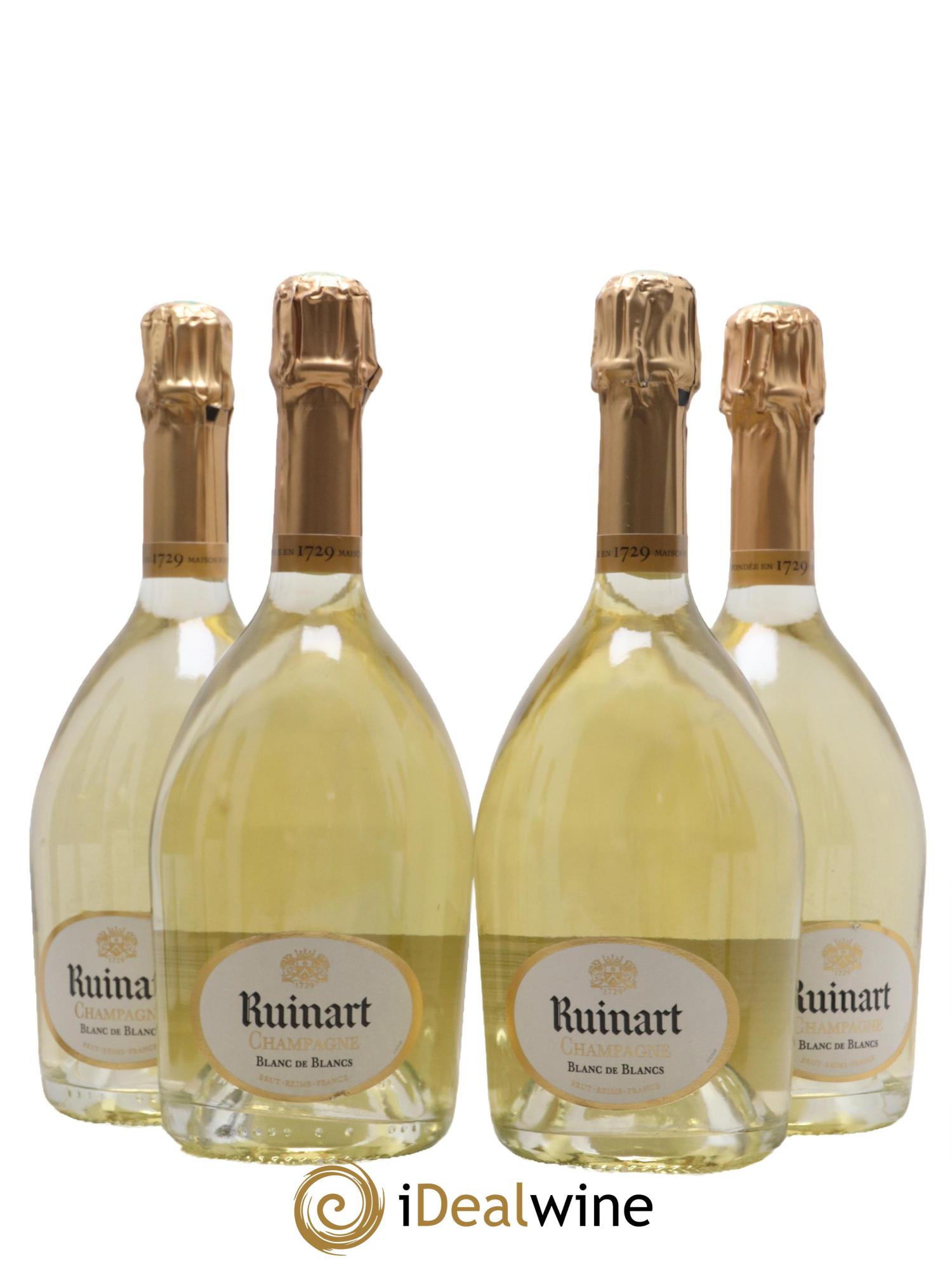 Blanc de Blancs Brut Ruinart  - Lot of 4 bottles - 0