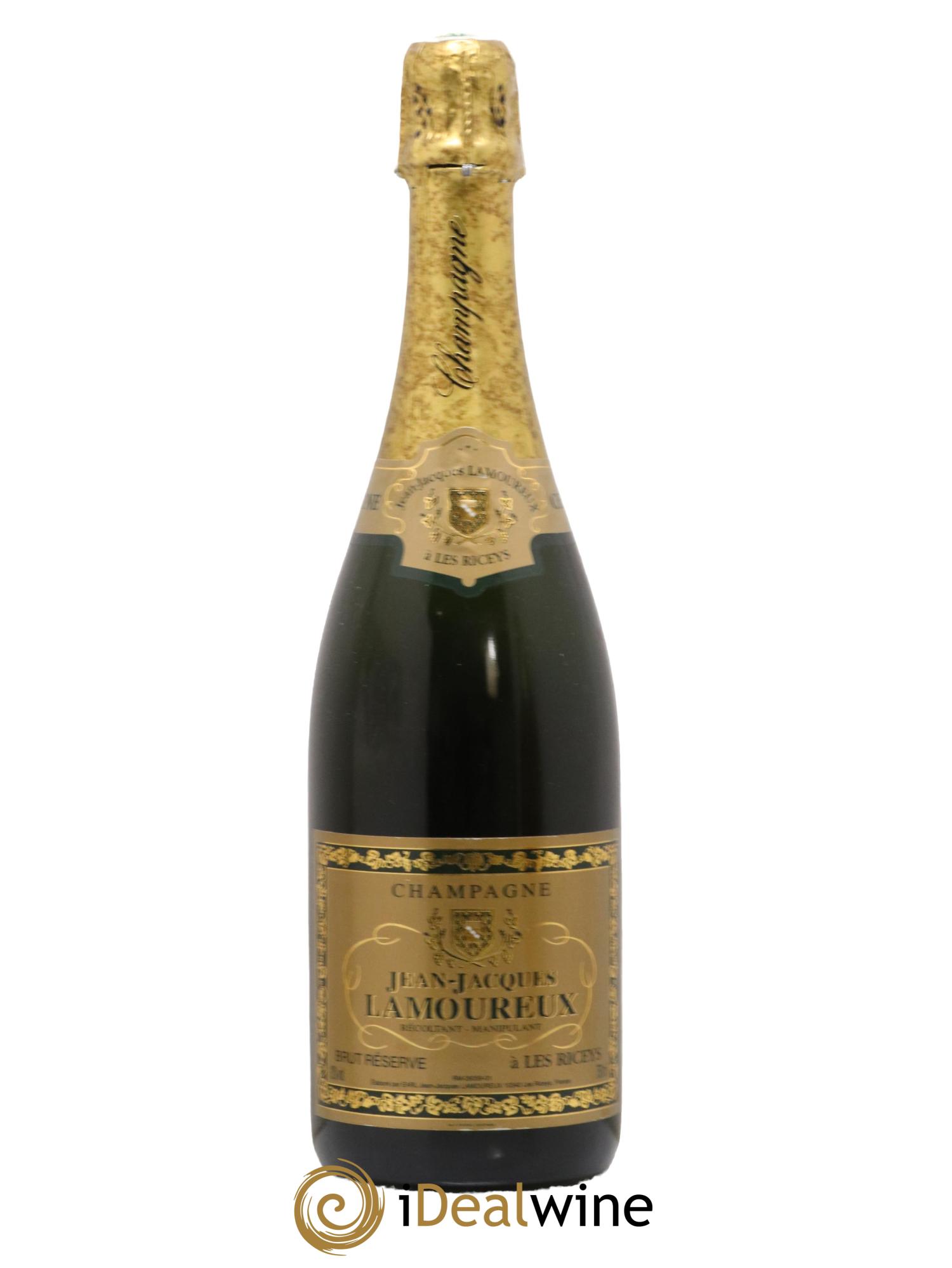 Champagne Brut Reserve Jean Jacques Lamoureux - Lotto di 1 bottiglia - 0