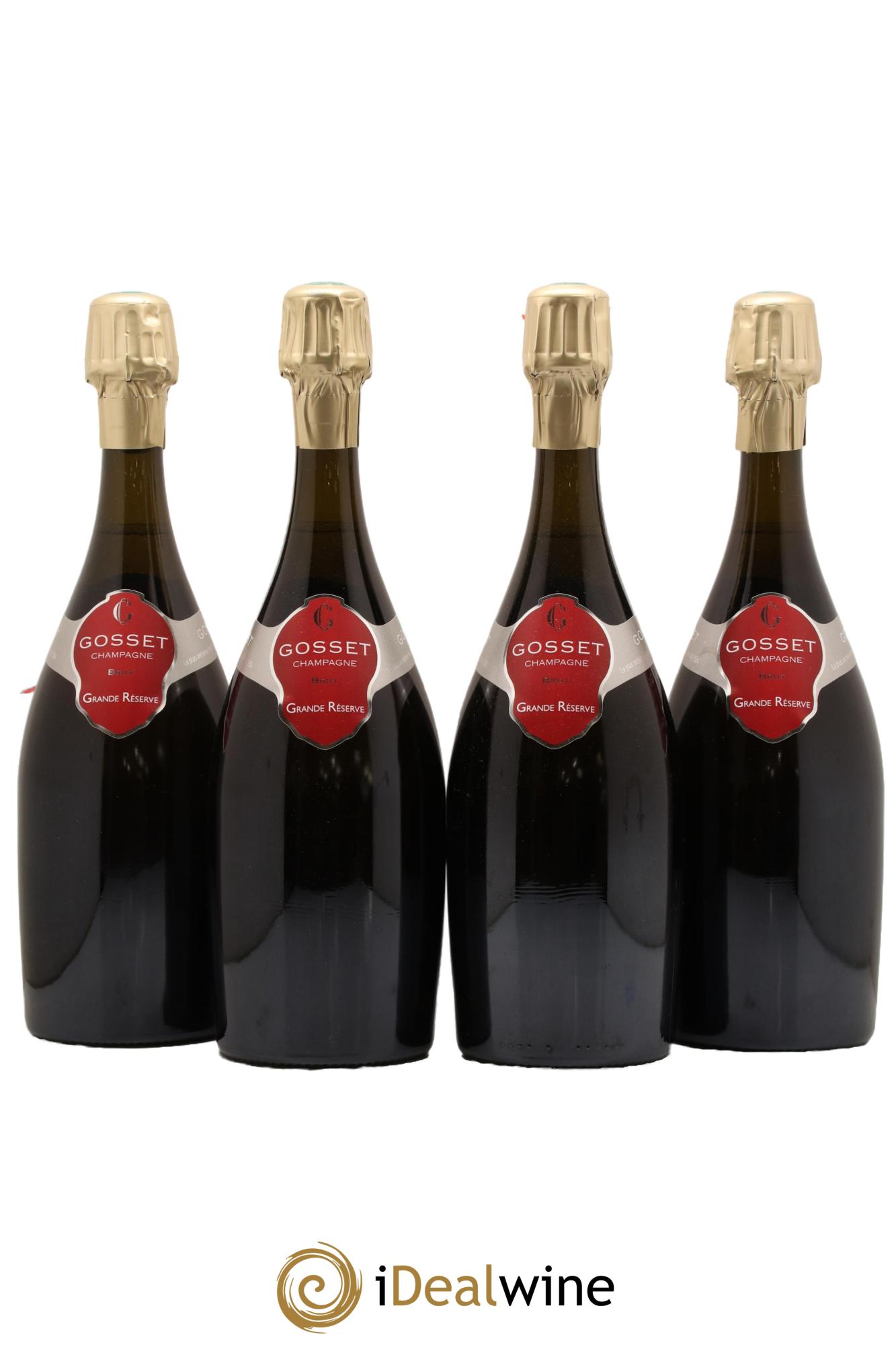 Grande Réserve Gosset  - Lot of 4 bottles - 0