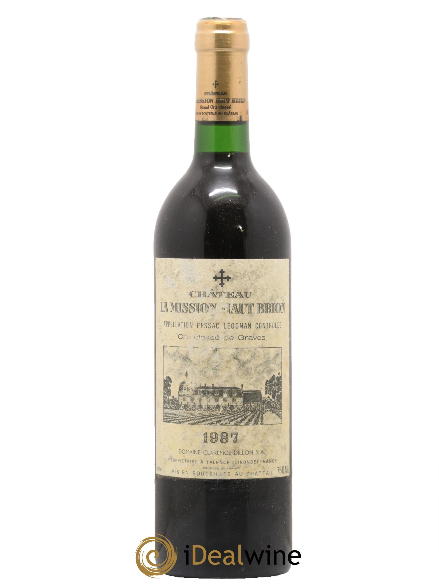 Château la Mission Haut-Brion Cru Classé de Graves 1987 - Lot of 1 bottle - 0