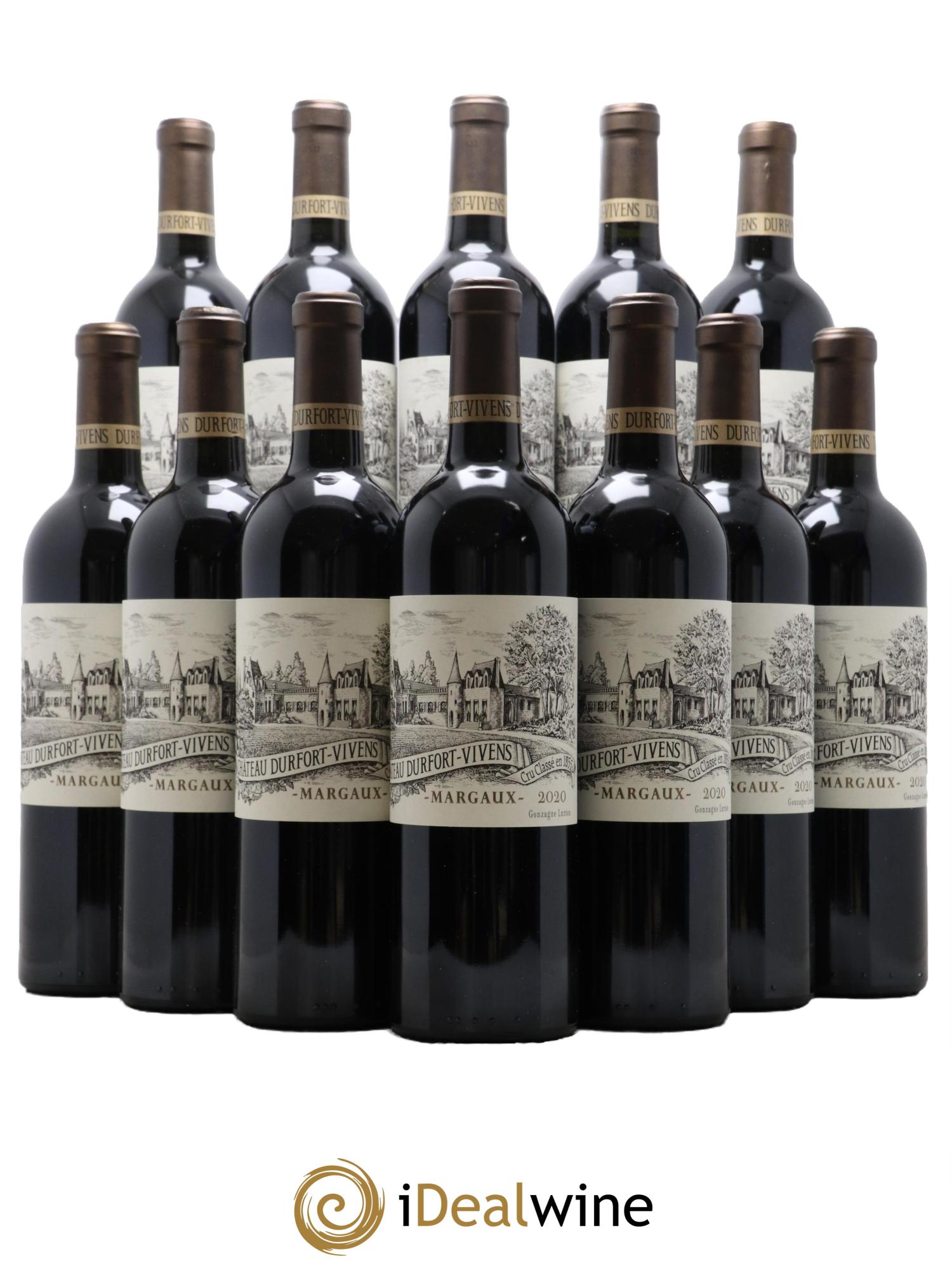 Château Durfort Vivens 2ème Grand Cru Classé 2020 - Lot de 12 bouteilles - 0