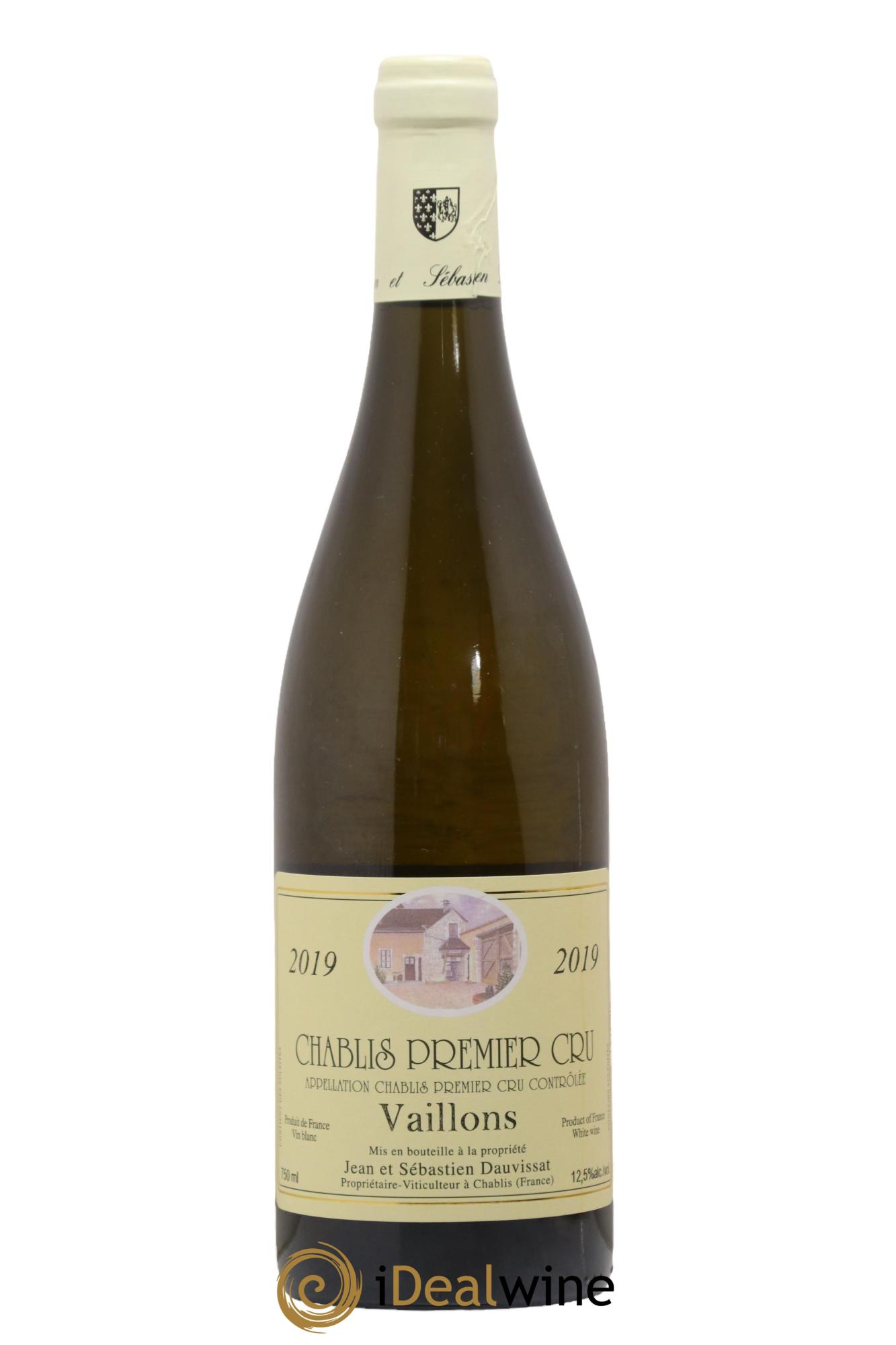 Chablis 1er Cru Vaillons Jean Dauvissat  (Domaine) 2019 - Lotto di 1 bottiglia - 0