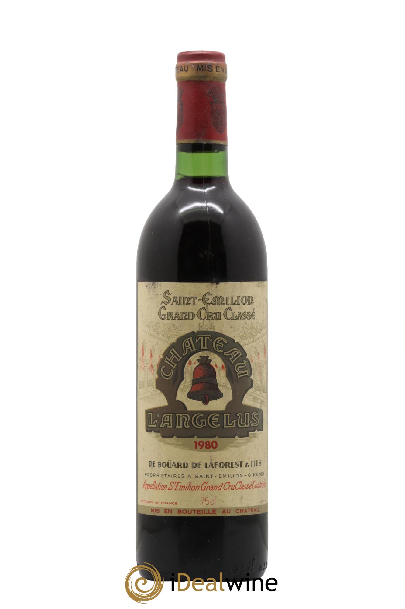 Château Angélus 1er Grand Cru Classé A 1980 - Lot de 1 bouteille - 0