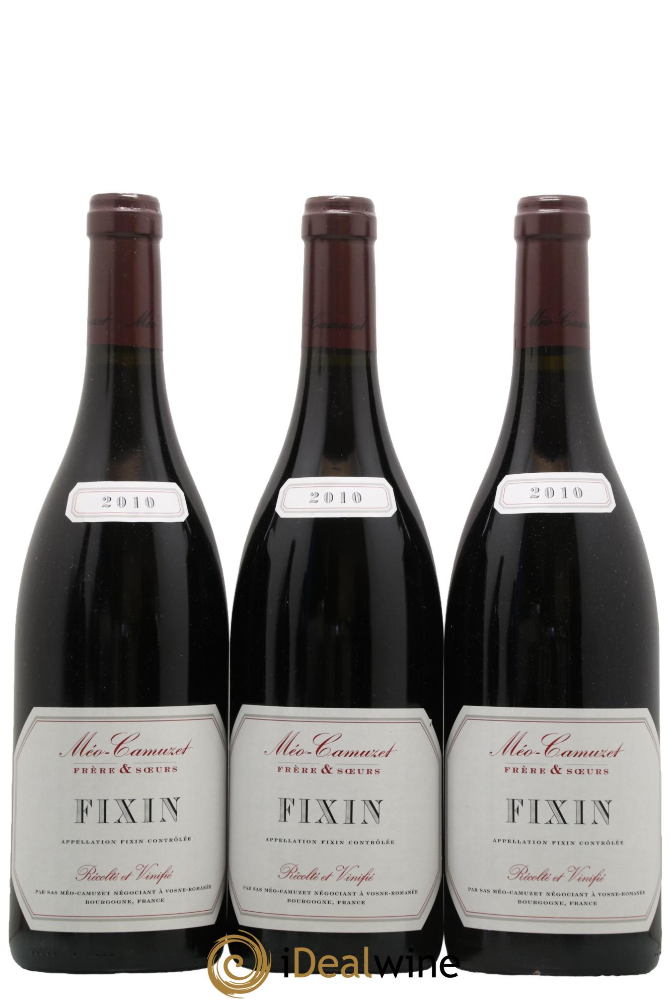 Fixin Méo-Camuzet (Frère & Soeurs) 2010 - Lot de 3 bouteilles - 0