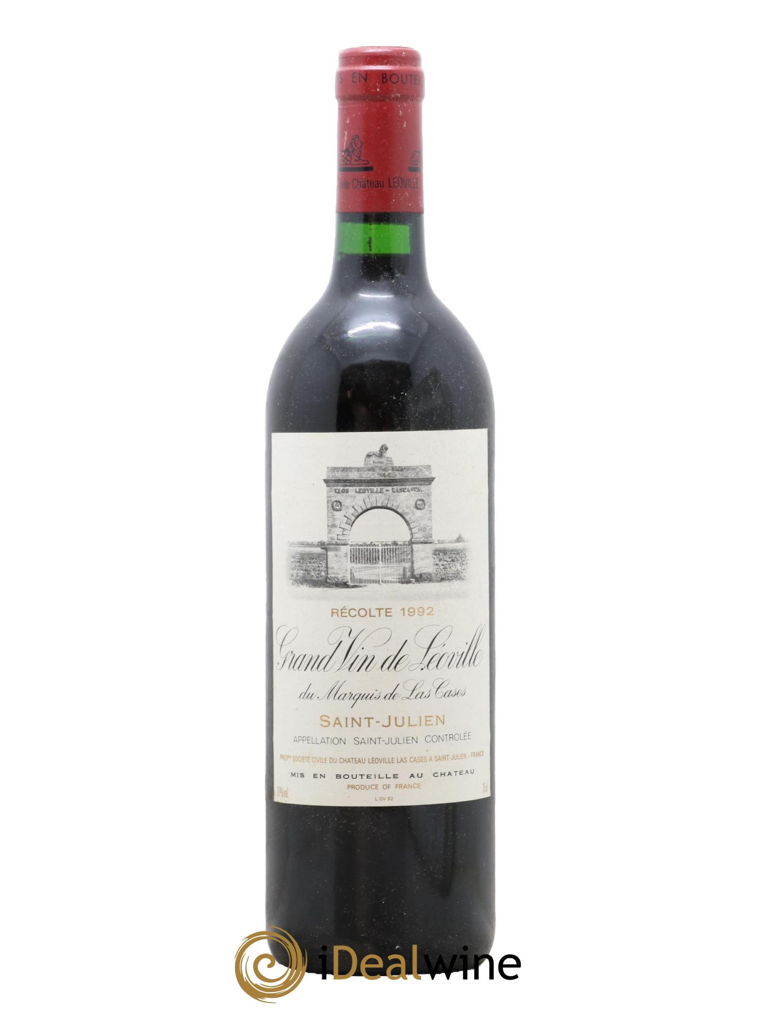 Château Léoville Las Cases 2ème Grand Cru Classé 1992 - Lot de 1 bouteille - 0