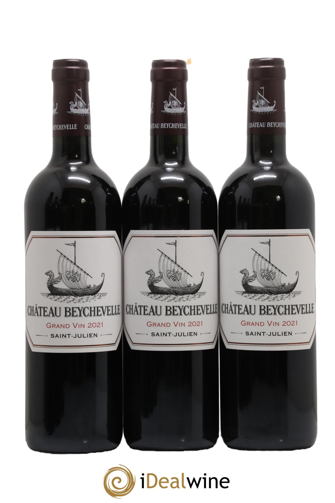 Château Beychevelle 4ème Grand Cru Classé 2021 - Lot de 6 bouteilles - 1