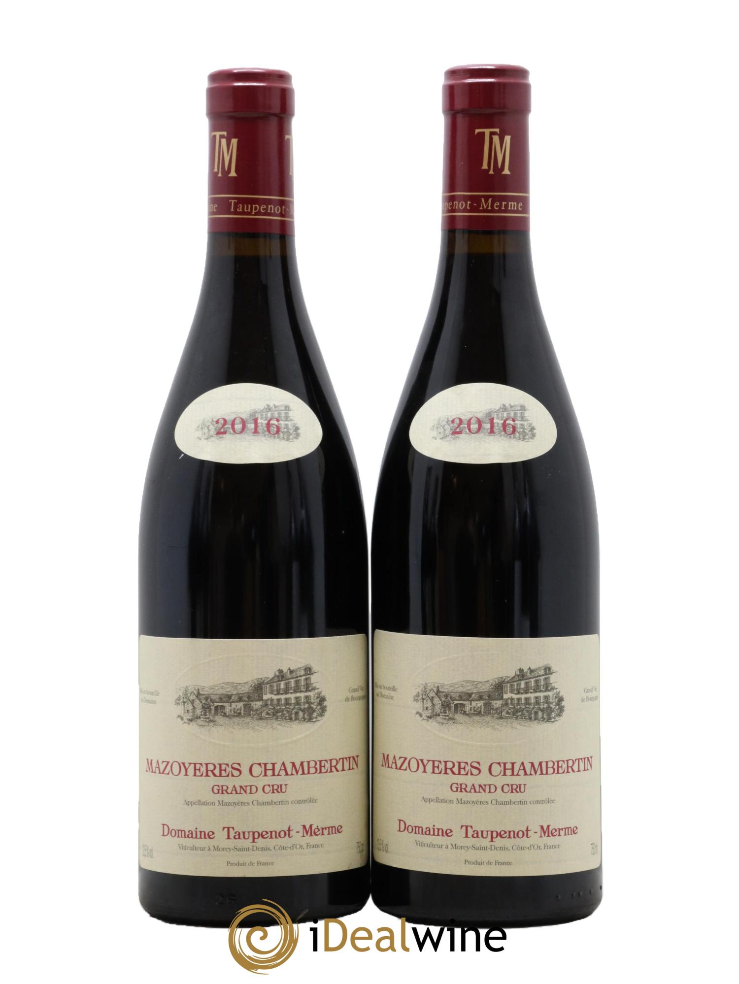 Mazoyères-Chambertin Grand Cru Taupenot-Merme 2016 - Lotto di 2 bottiglie - 0