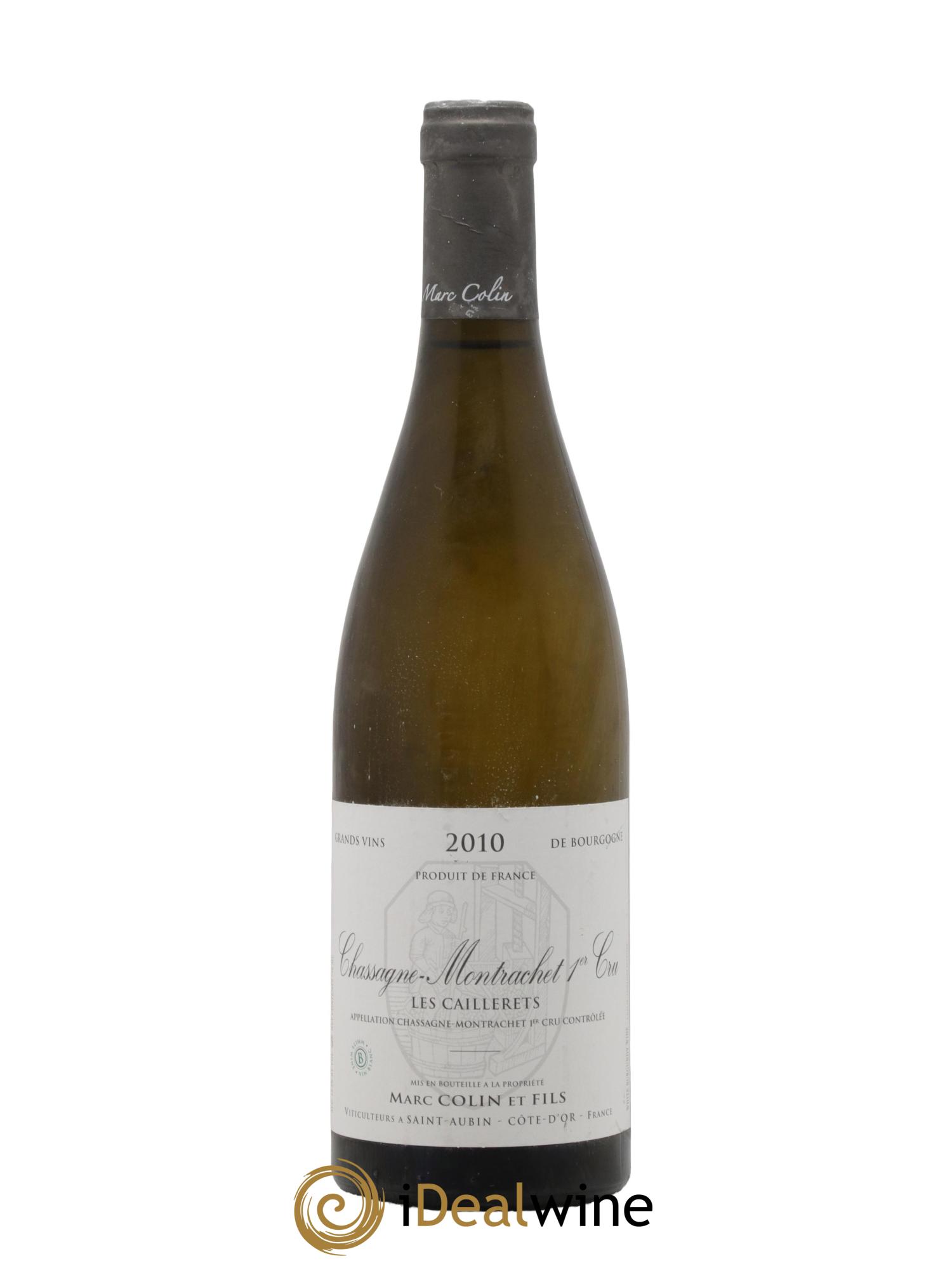 Chassagne-Montrachet 1er Cru Les Caillerets Marc Colin & Fils 2010 - Lot de 1 bouteille - 0