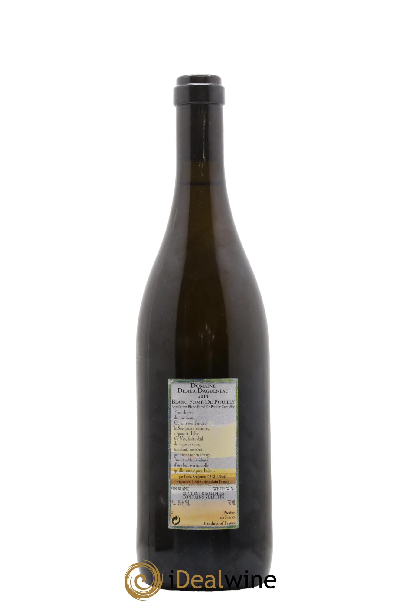 Pouilly-Fumé Astéroïde Dagueneau  2014 - Lot de 1 bouteille - 2