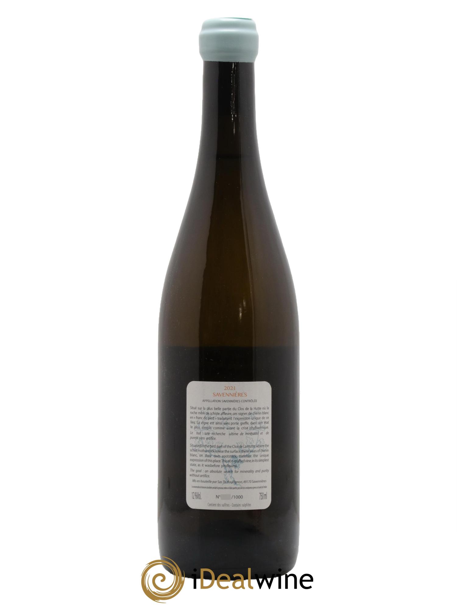 Savennières Franc de Pied Thibaud Boudignon 2021 - Lot de 1 bouteille - 1