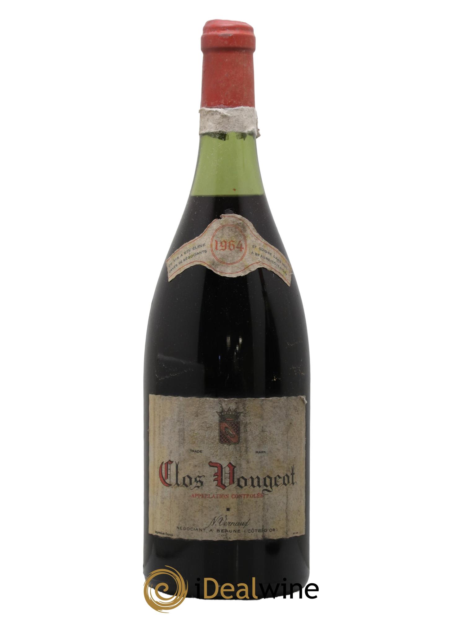 Clos de Vougeot Grand Cru Vernaux 1964 - Lotto di 1 magnum - 0