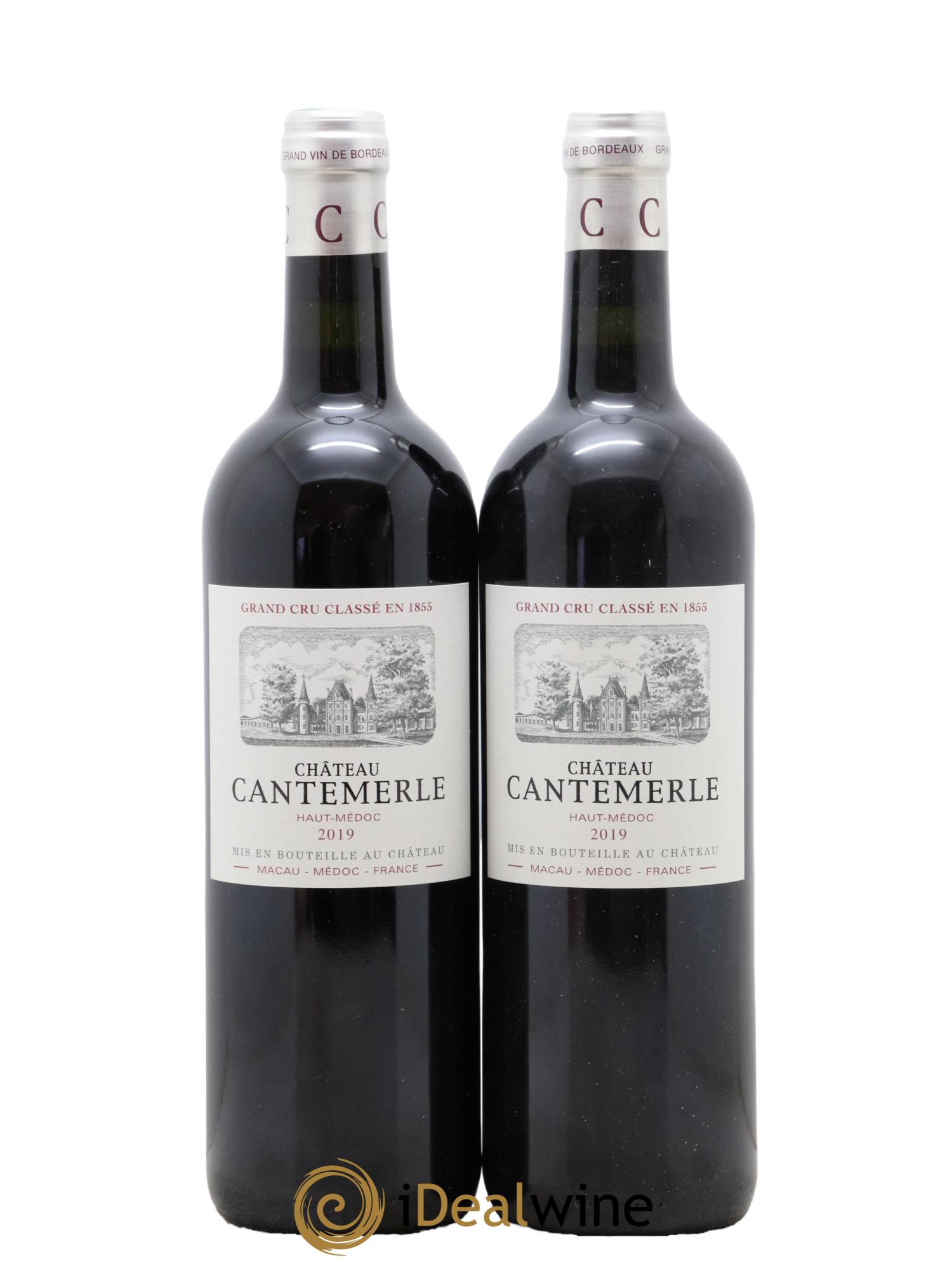 Château Cantemerle 5ème Grand Cru Classé  2019 - Lot of 2 bottles - 0