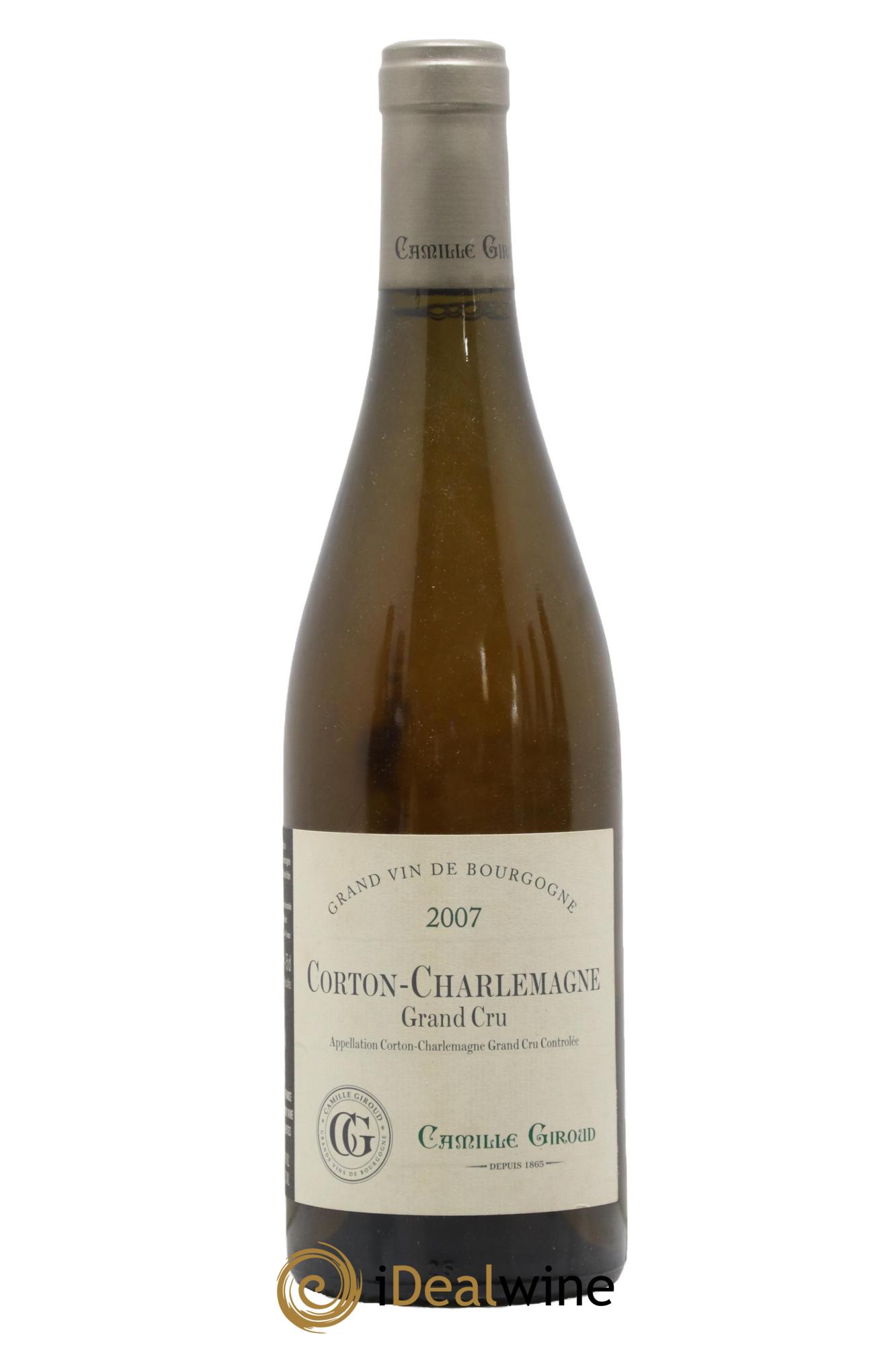 Corton-Charlemagne Grand Cru Camille Giroud (Domaine) 2007 - Lotto di 1 bottiglia - 0