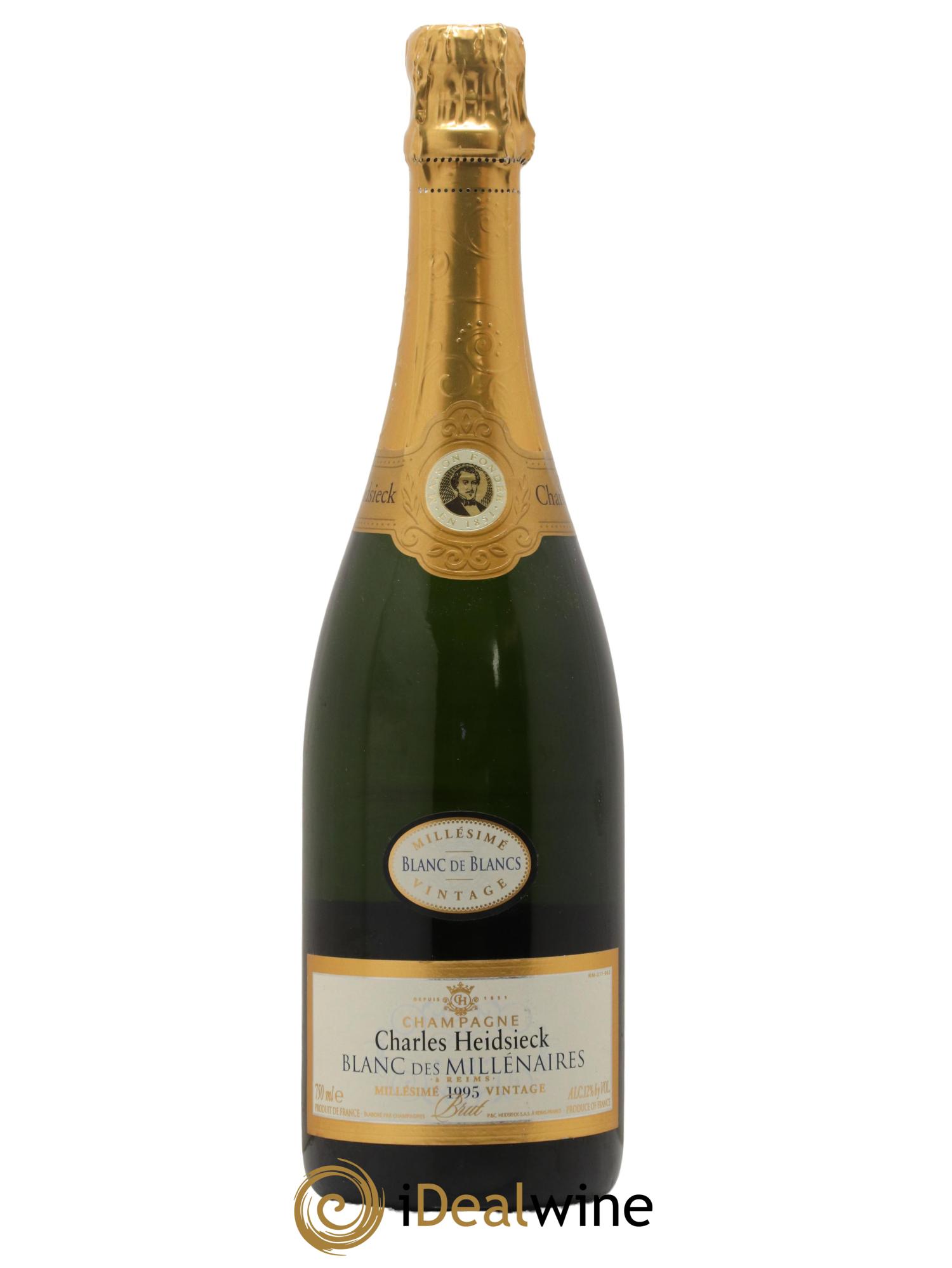 Blanc de Blancs Blanc des Millénaires Brut Charles Heidsieck 1995 - Lotto di 1 bottiglia - 0