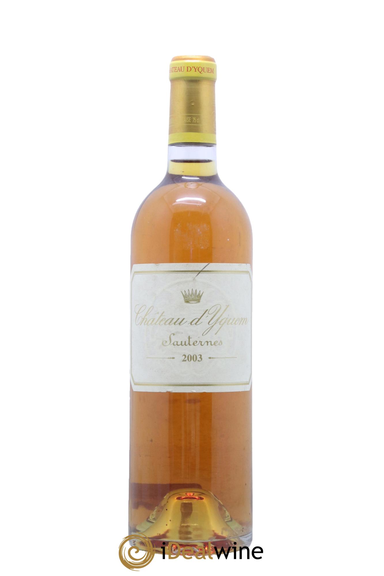 Château d' Yquem 1er Cru Classé Supérieur  2003 - Lot de 1 bouteille - 0