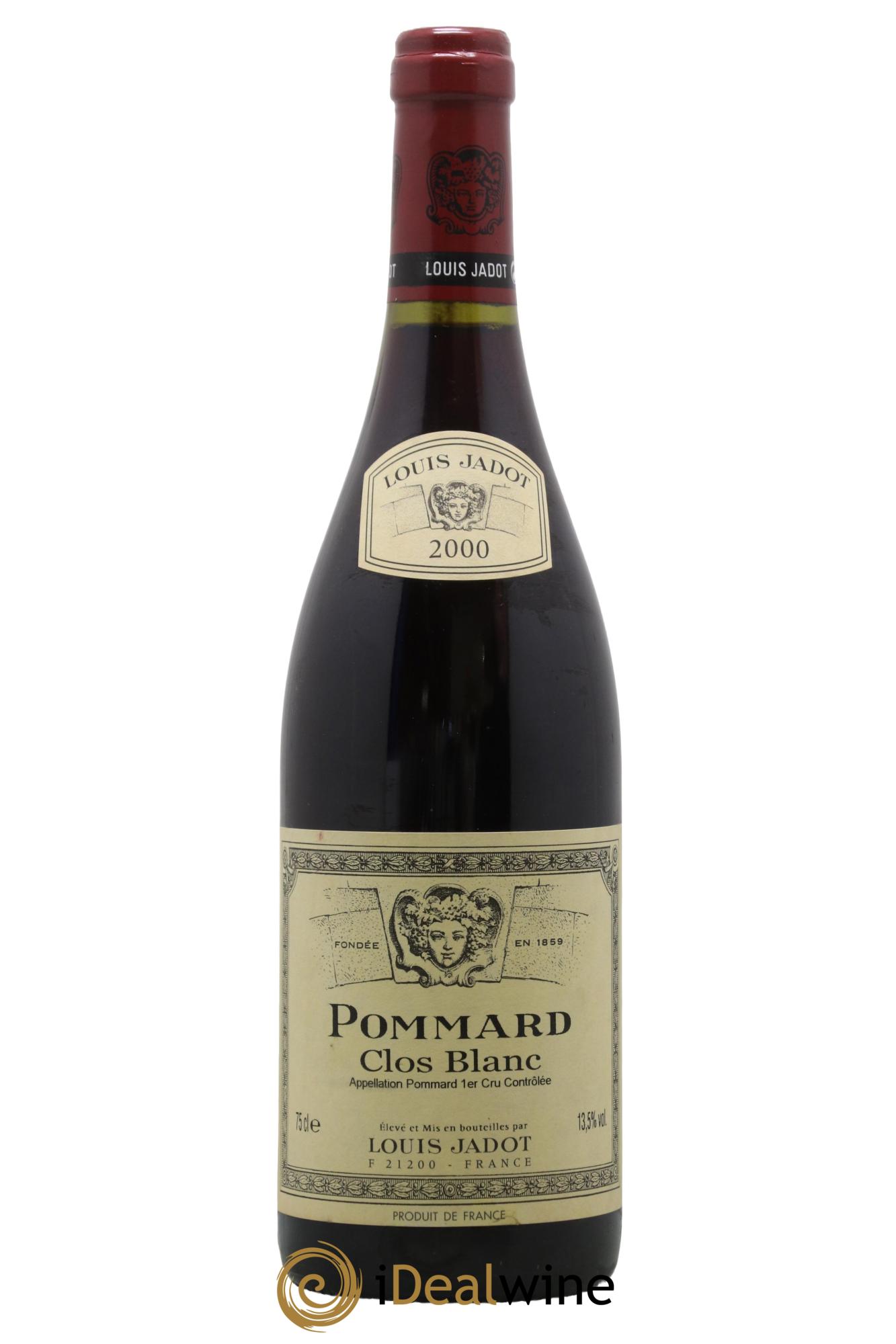 Pommard 1er Cru Le Clos Blanc Maison Louis Jadot 2000 - Lot de 1 bouteille - 0