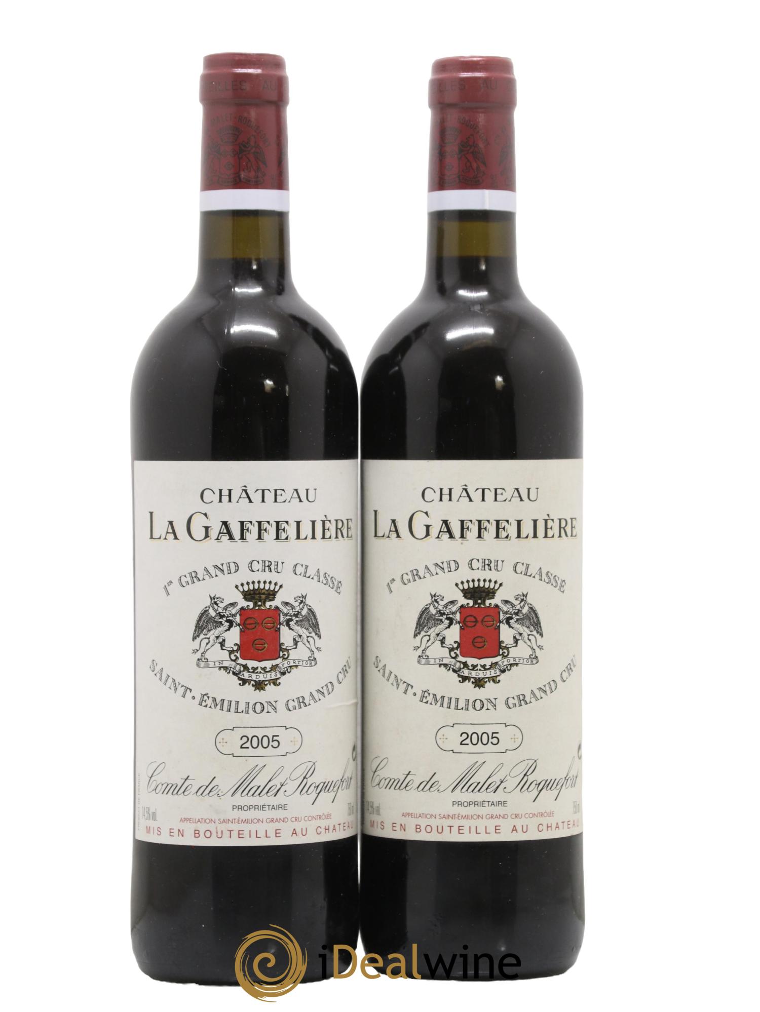 Château la Gaffelière 1er Grand Cru Classé B 2005 - Posten von 2 Flaschen - 0