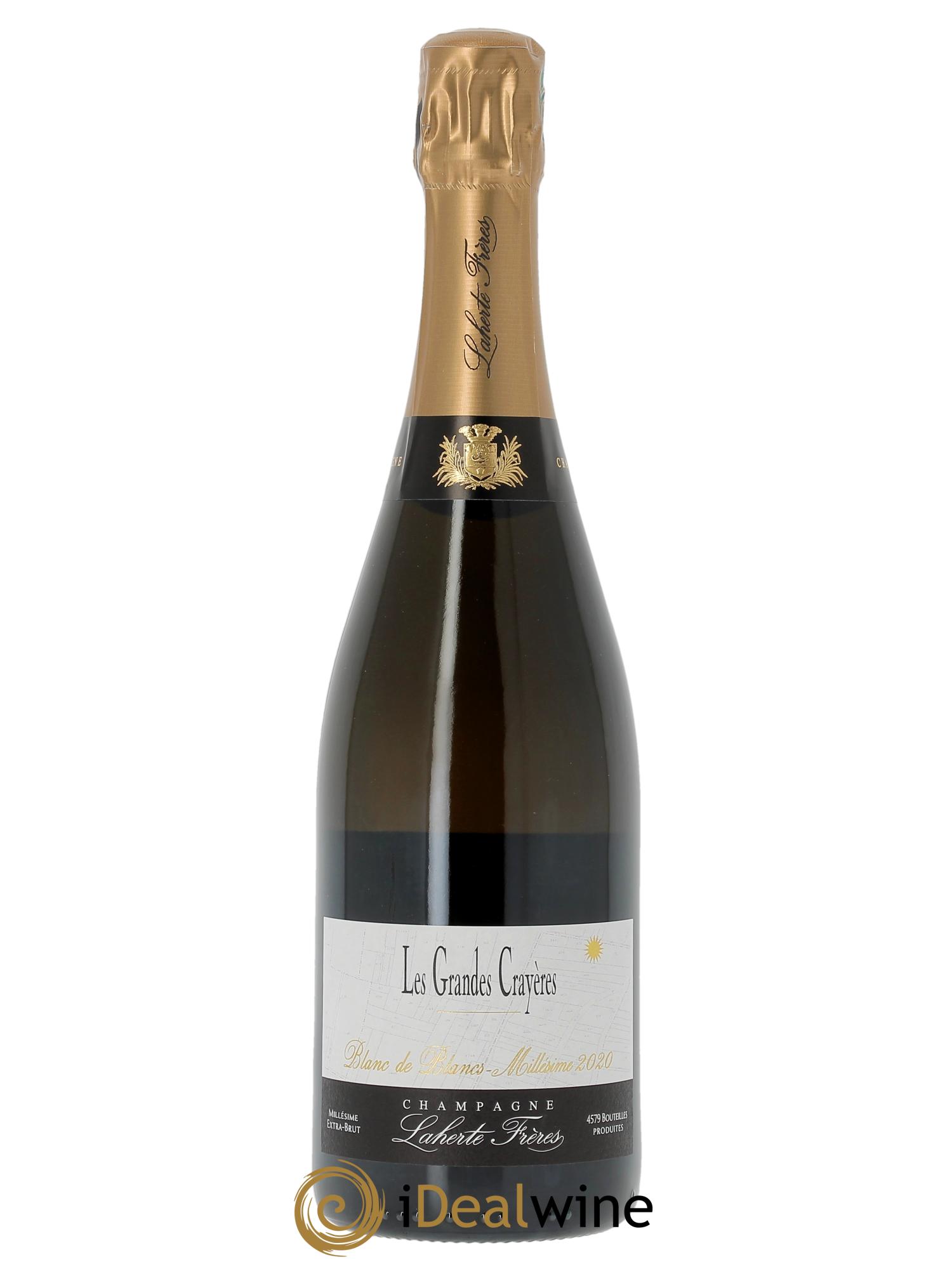 Extra Brut Blanc de Blancs, Les Grandes Crayères Laherte Frères 2020 - Lotto di 1 bottiglia - 0