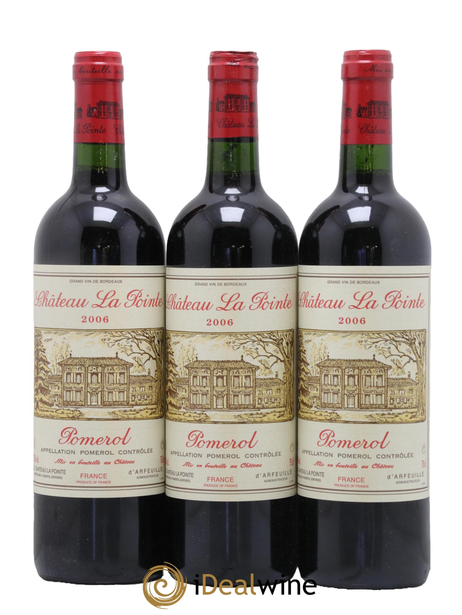 Château la Pointe 2006 - Lot of 3 bottles - 0