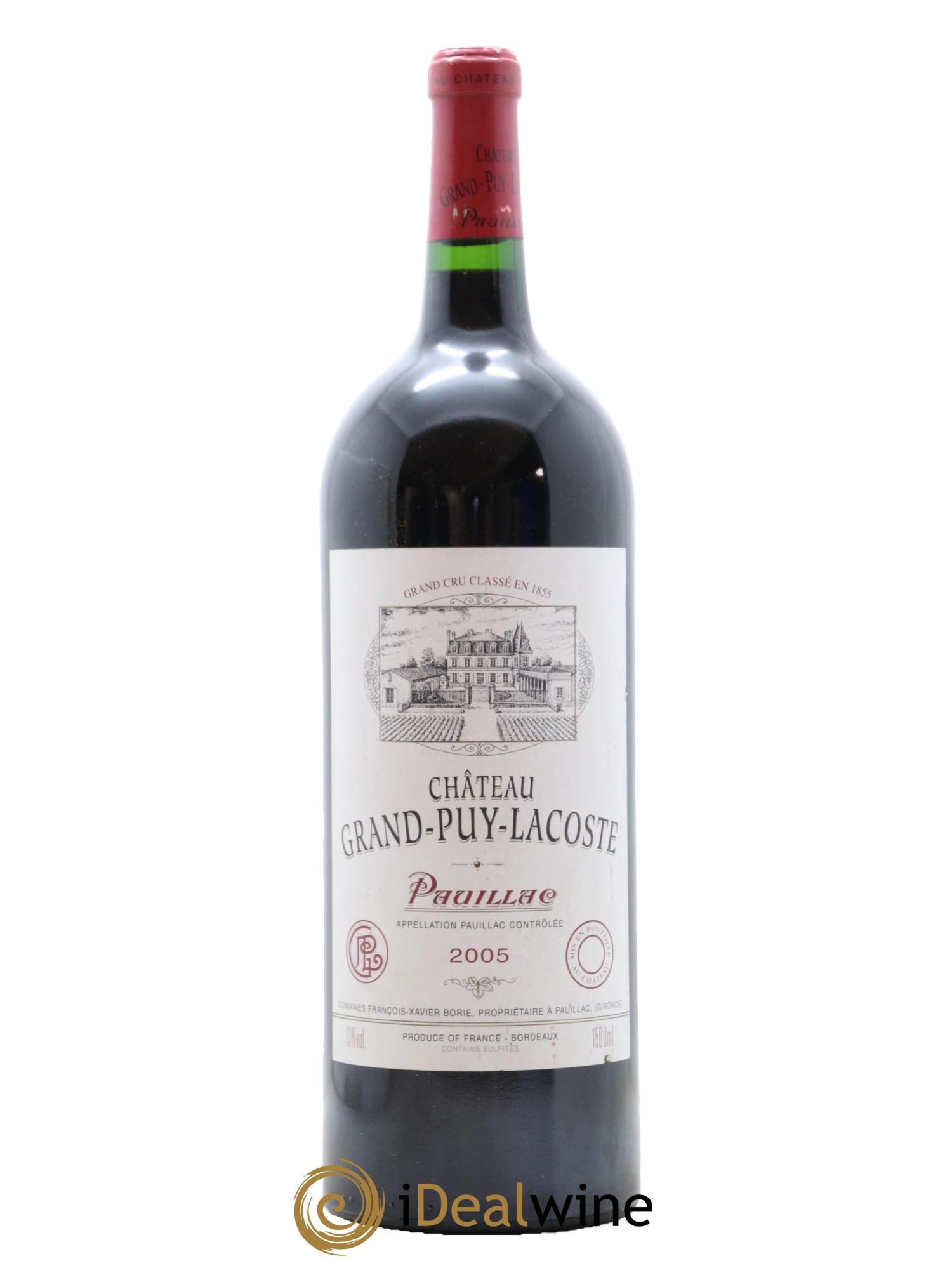 Château Grand Puy Lacoste 5ème Grand Cru Classé 2005 - Lotto di 1 magnum - 0