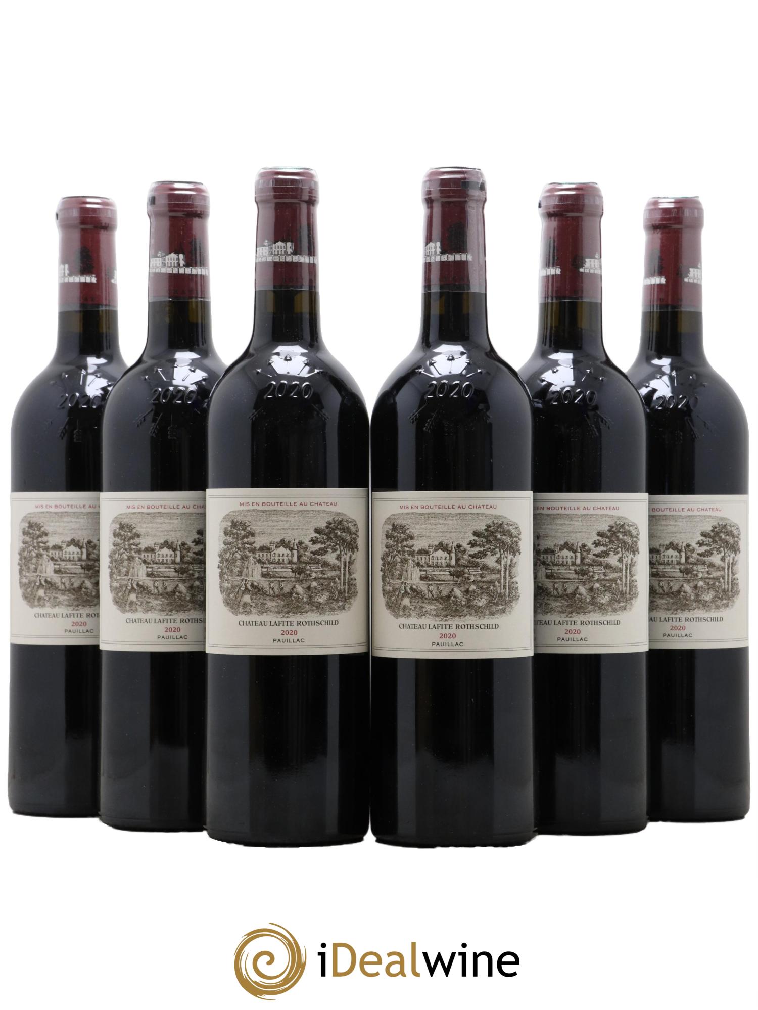 Château Lafite Rothschild 1er Grand Cru Classé 2020 - Posten von 6 Flaschen - 0