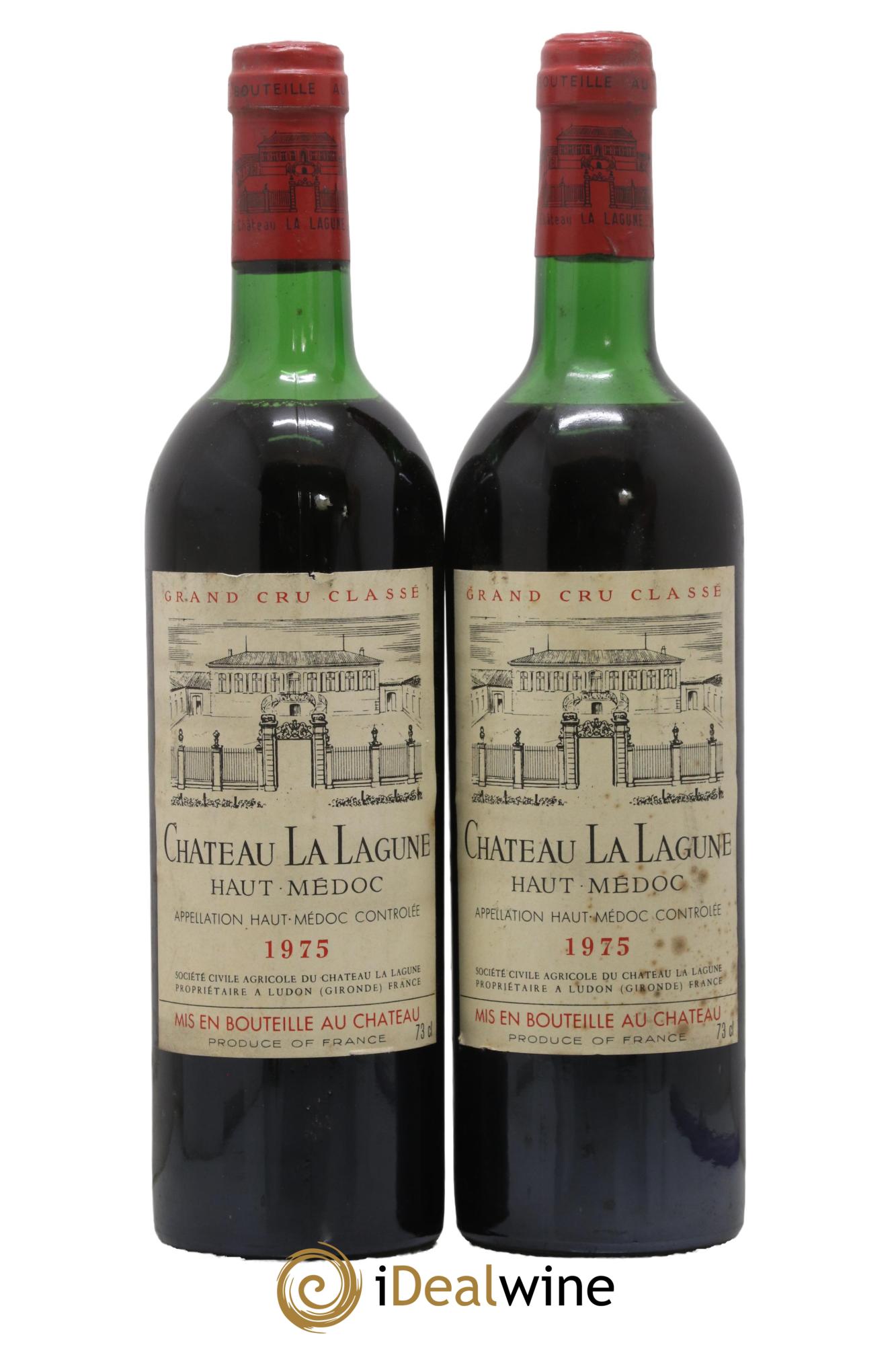 Château la Lagune 3ème Grand Cru Classé  1975 - Posten von 2 Flaschen - 0