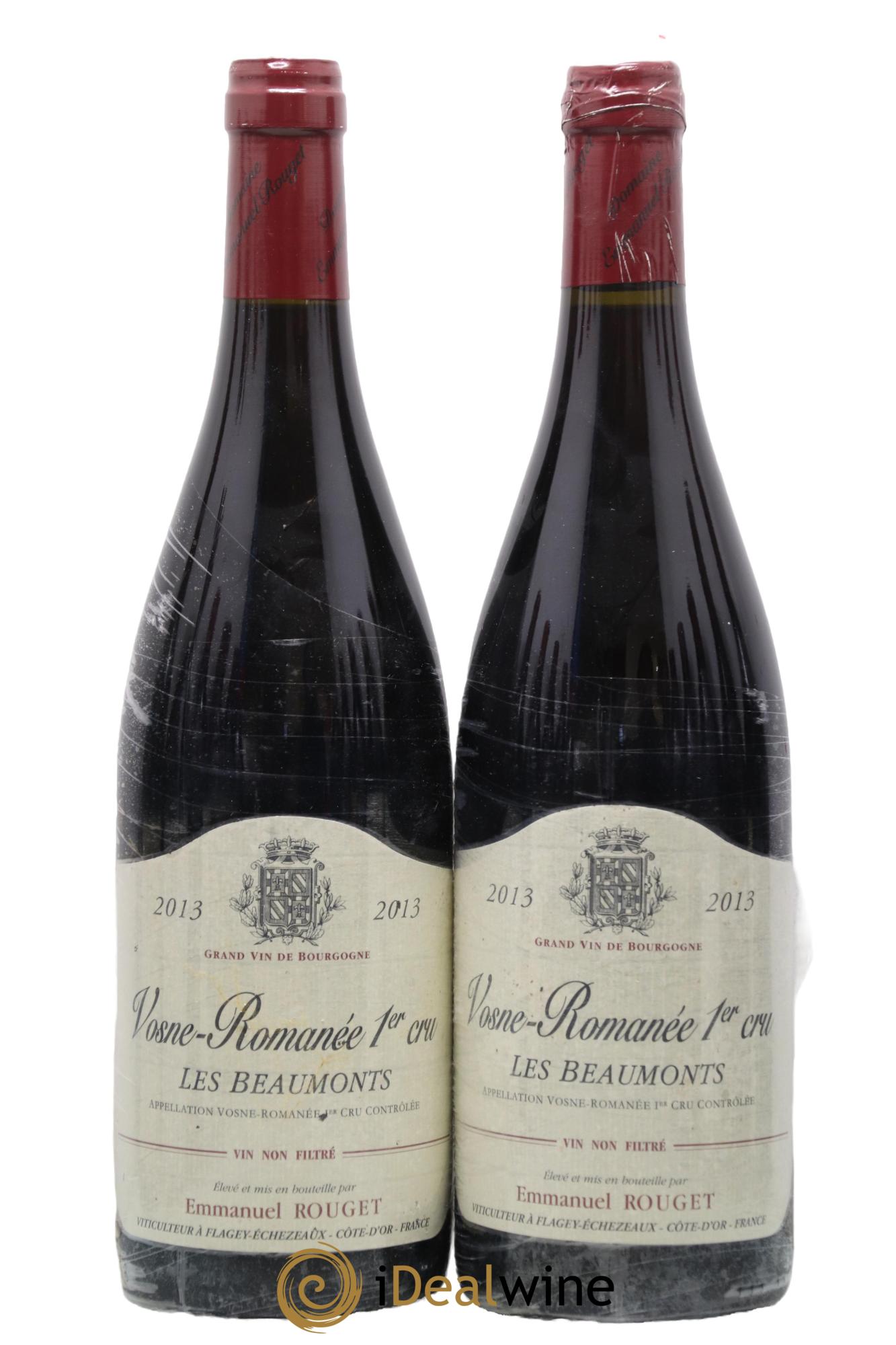 Vosne-Romanée 1er Cru Les Beaumonts Emmanuel Rouget 2013 - Lot of 2 bottles - 0