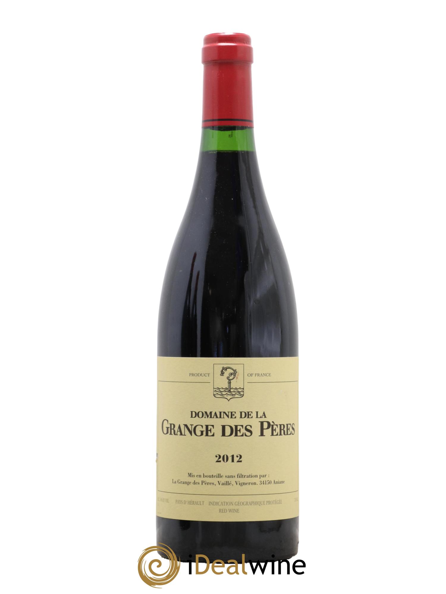 IGP Pays d'Hérault Grange des Pères Laurent Vaillé 2012 - Posten von 1 Flasche - 0