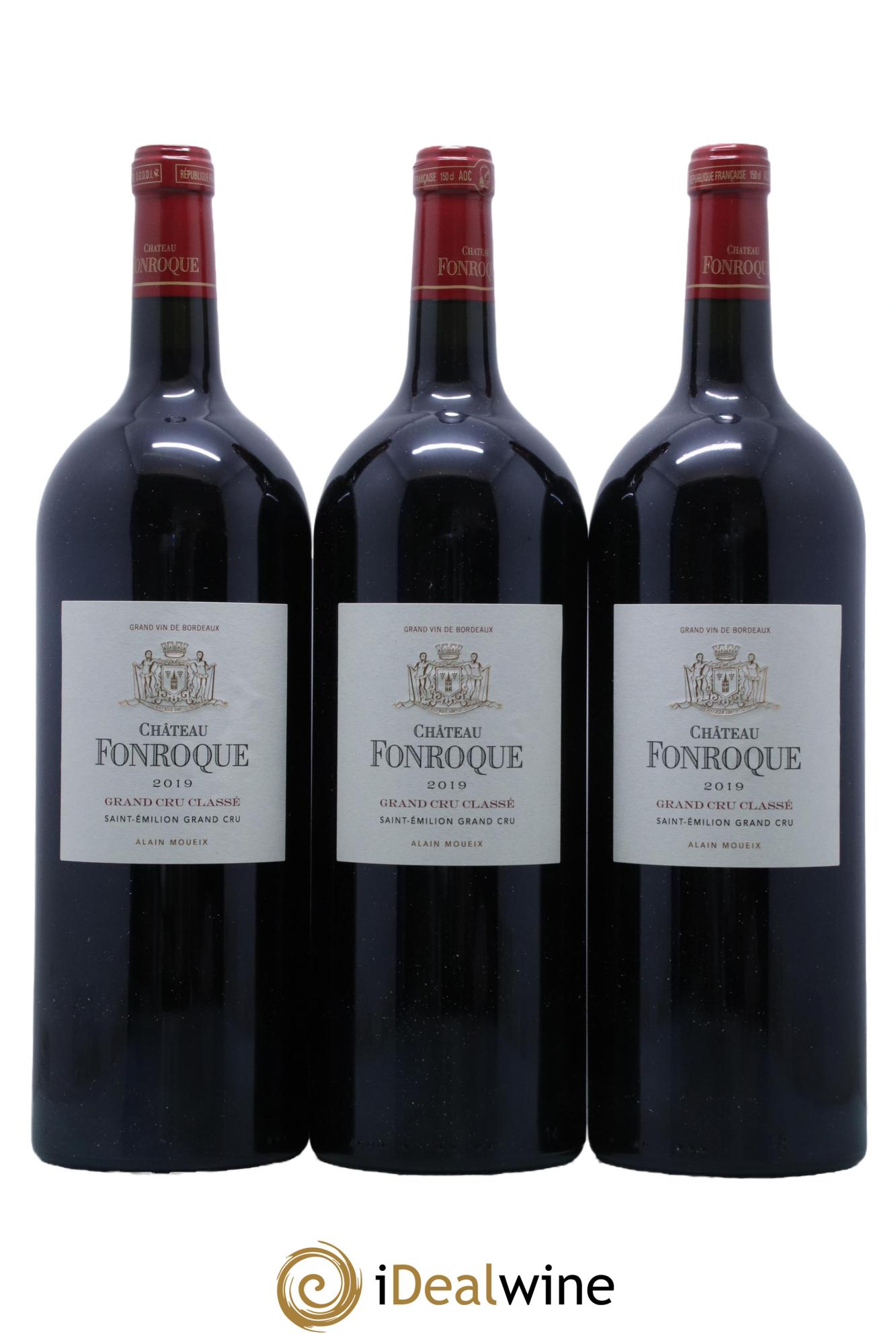 Château Fonroque Grand Cru Classé  2019 - Lotto di 3 magnum - 0