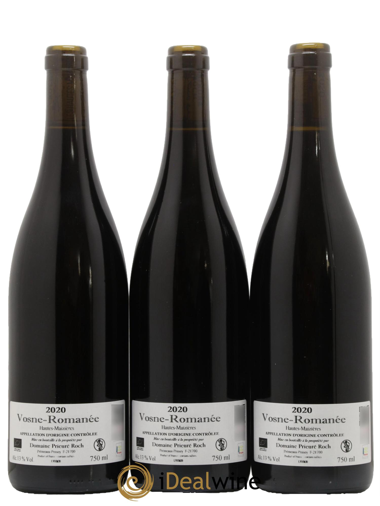 Vosne-Romanée Les Hautes Maizières Prieuré Roch 2020 - Lot de 3 bouteilles - 1