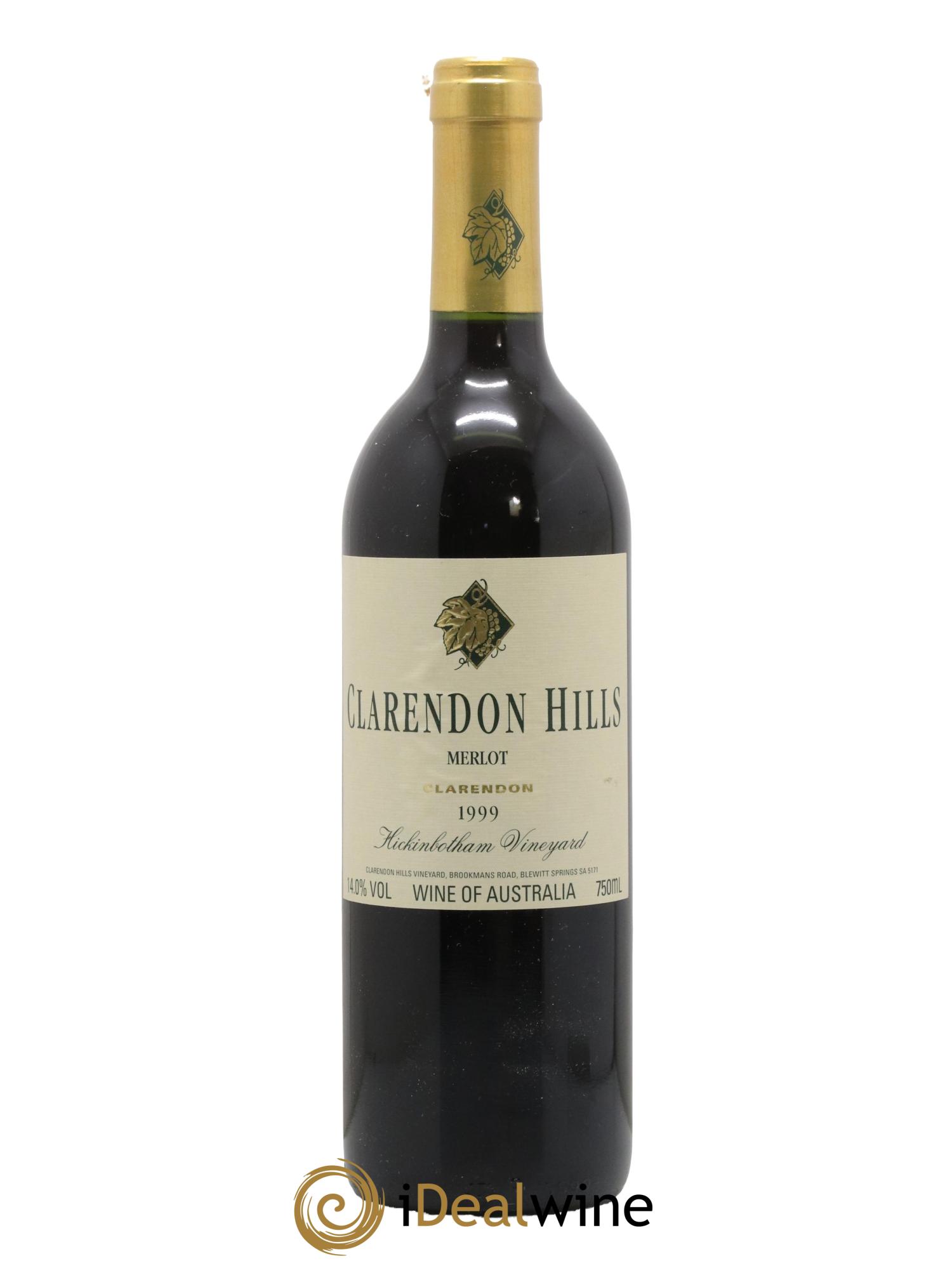 Australie Mclaren Vale Merlot Clarendon Hills 1999 - Posten von 1 Flasche - 0