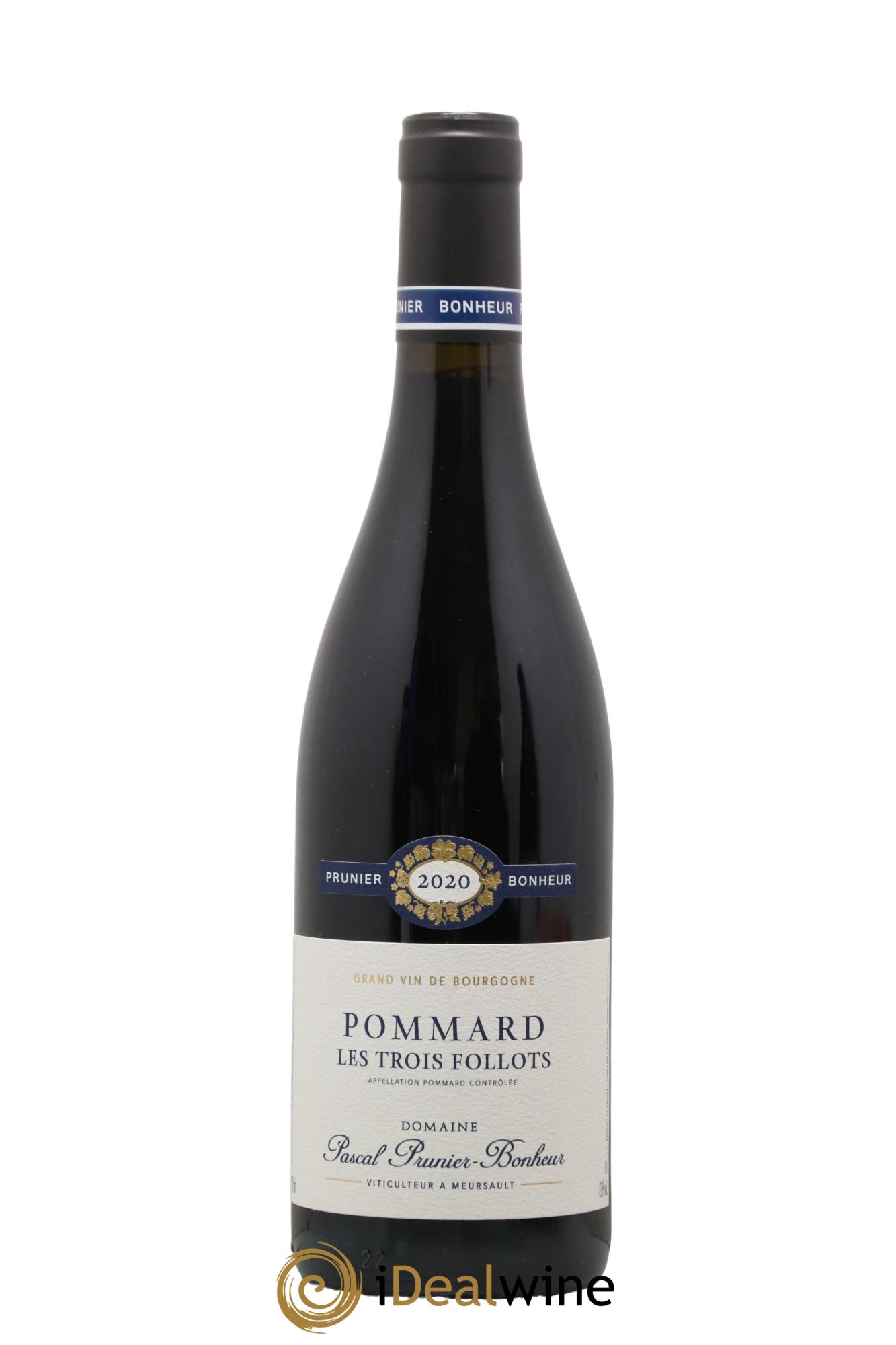 Pommard Les Trois Follots Domaine Prunier-Bonheur 2020 - Lot de 1 bouteille - 0