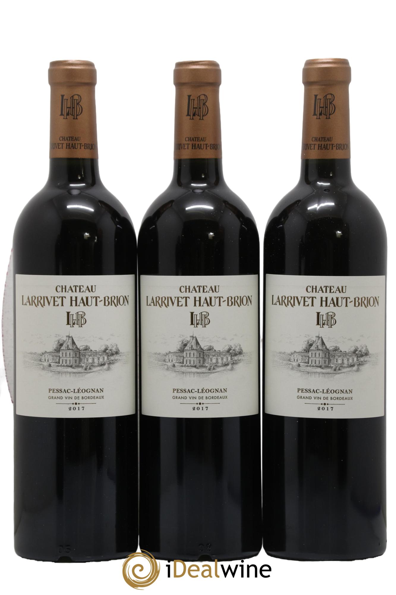 Château Larrivet Haut-Brion  2017 - Posten von 12 Flaschen - 1