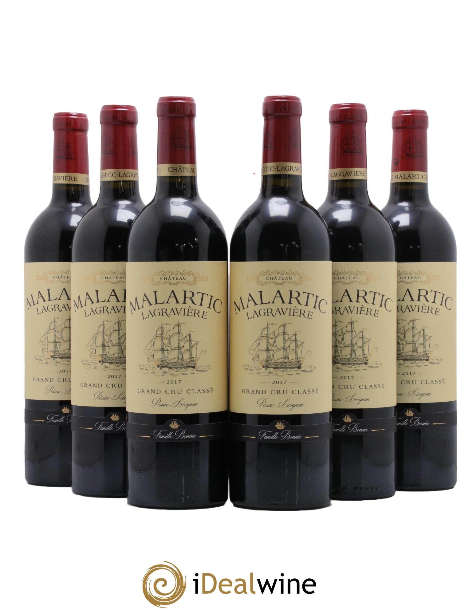 Château Malartic-Lagravière Cru Classé de Graves  2017 - Lot of 6 bottles - 0