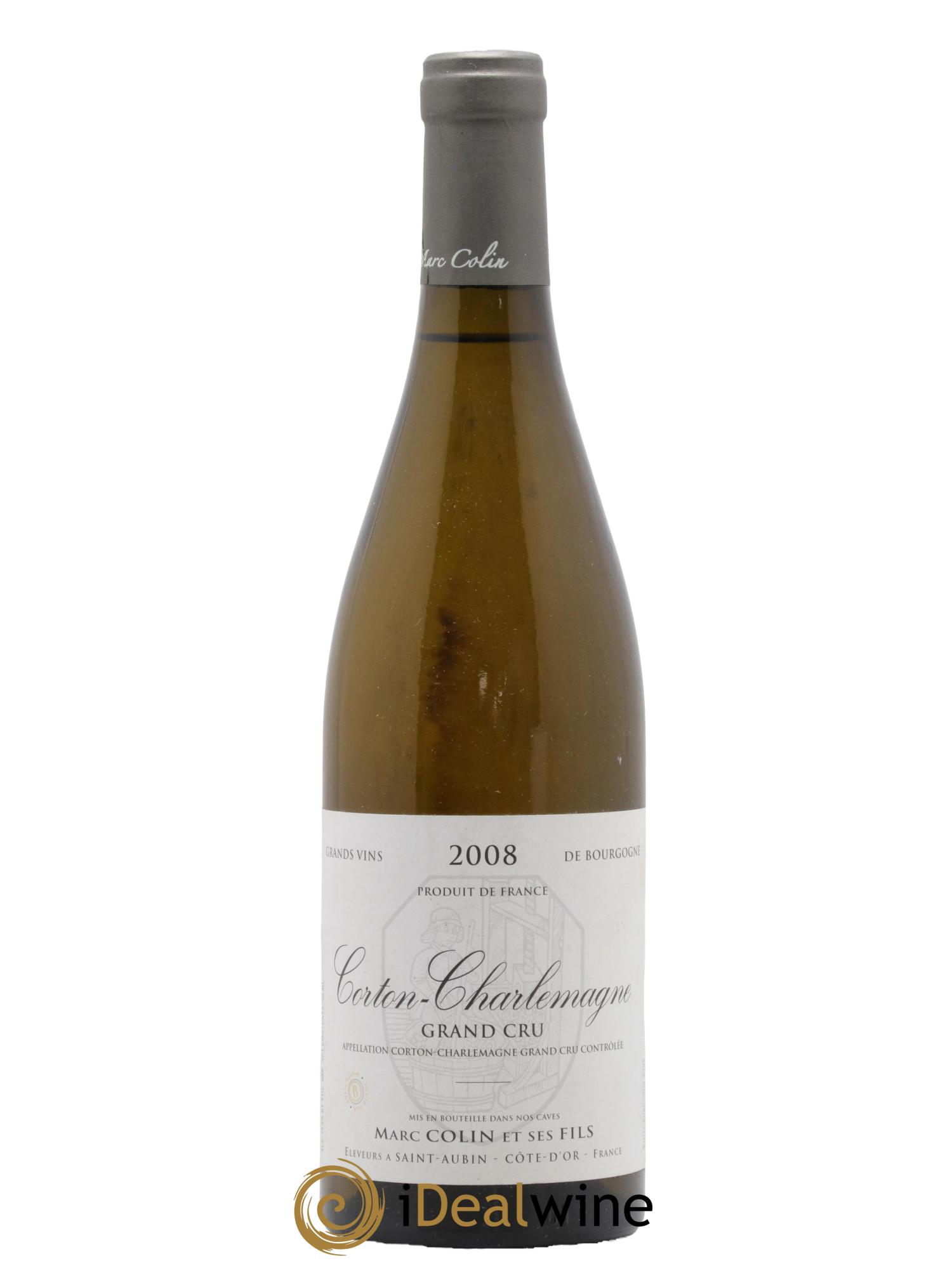 Corton-Charlemagne Grand Cru Marc Colin 2008 - Lot de 1 bouteille - 0