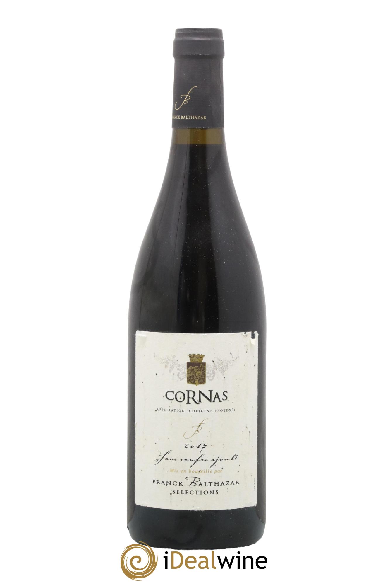 Cornas Cuvée sans soufre Franck Balthazar (Domaine) 2017 - Lot de 1 bouteille - 0