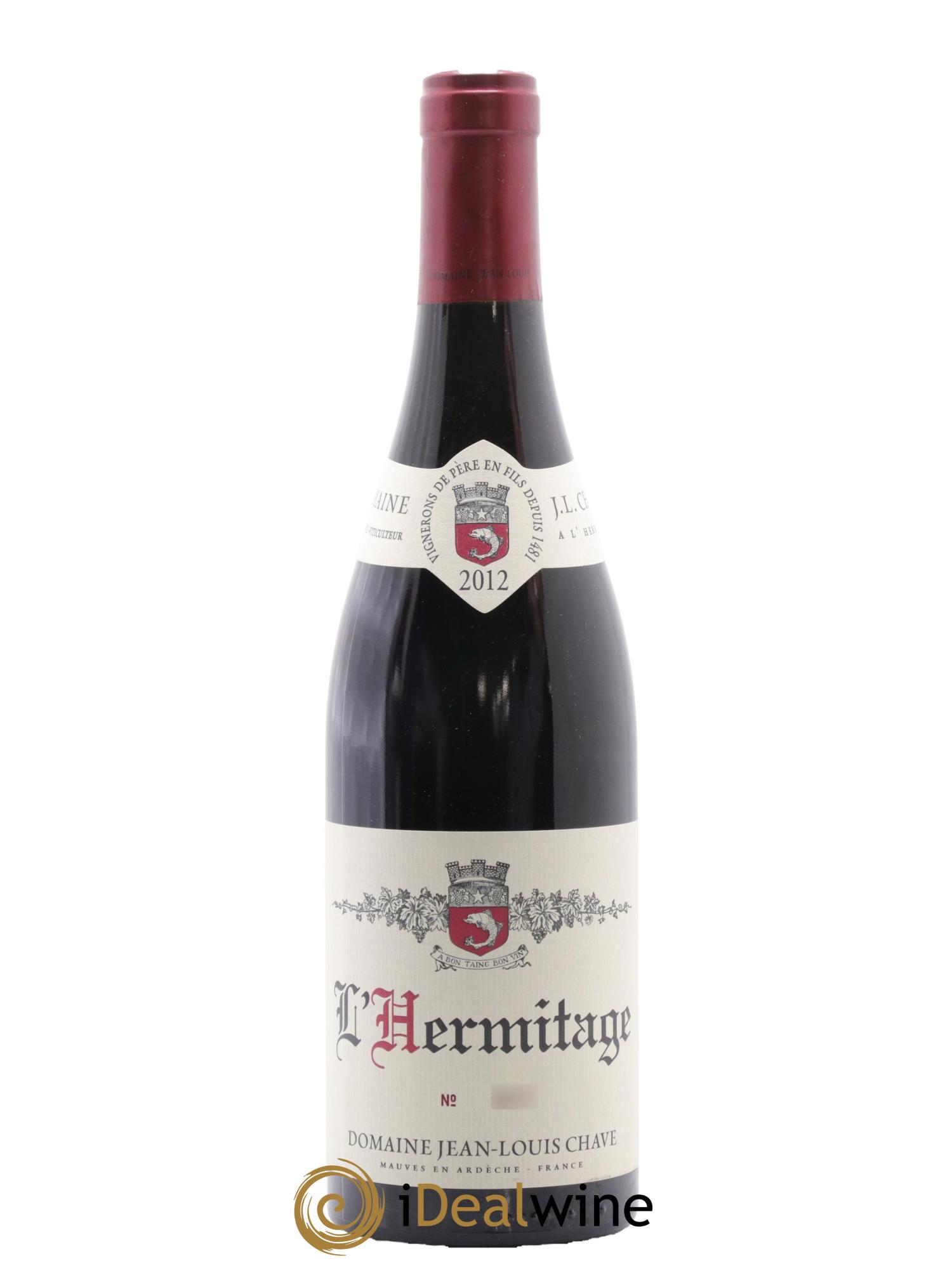 Hermitage Jean-Louis Chave 2012 - Lotto di 1 bottiglia - 0