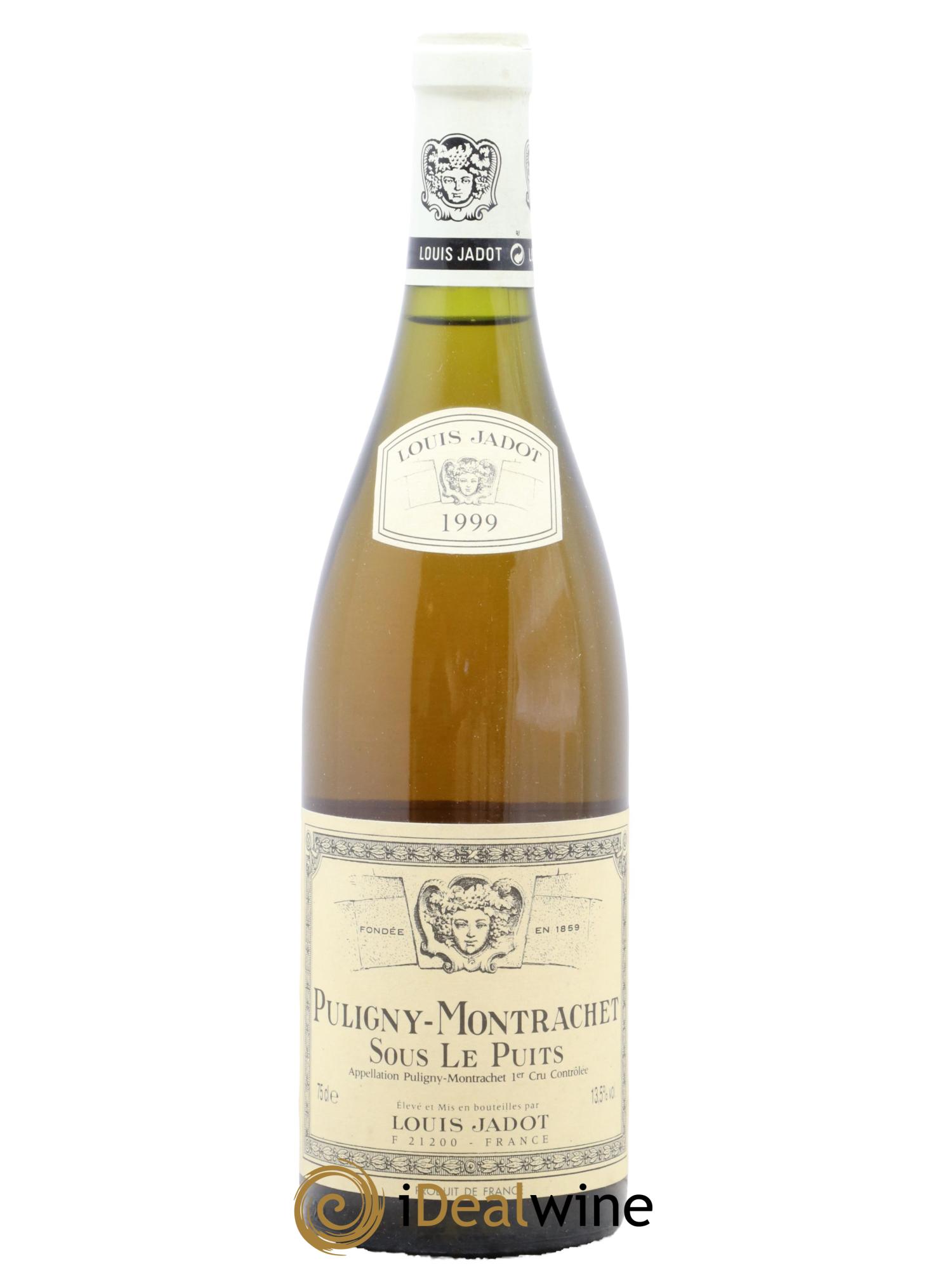 Puligny-Montrachet 1er Cru Sous Le Puits  Louis Jadot 1999 - Lot de 1 bouteille - 0