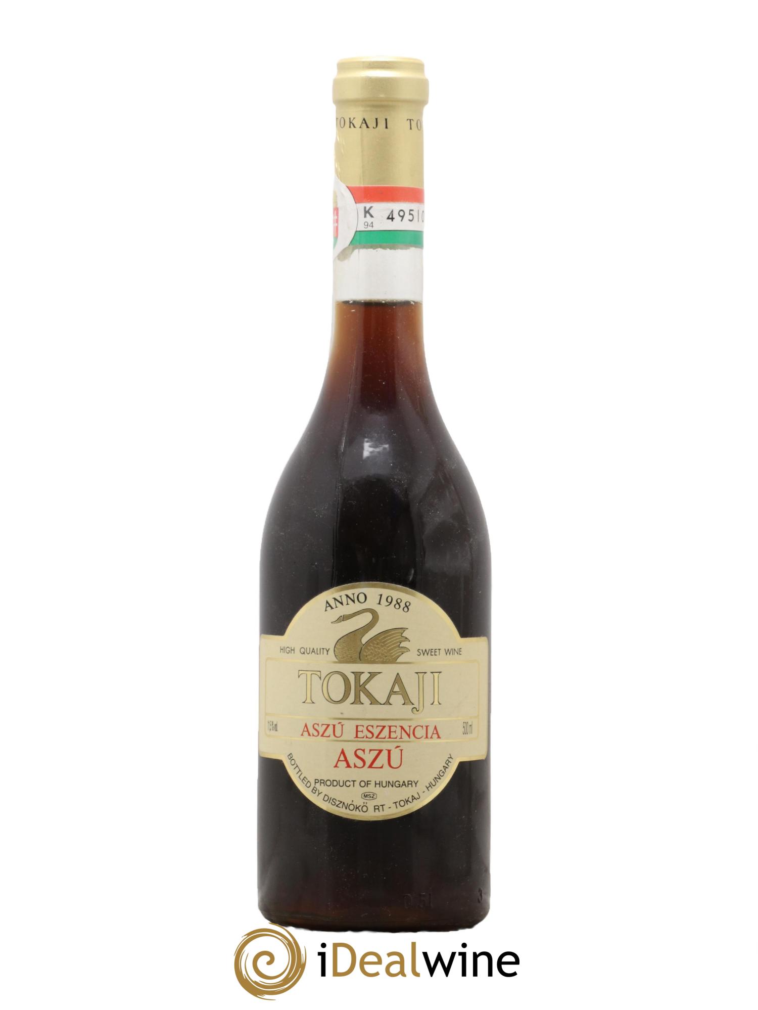 Tokaji Aszu Eszencia Disznoko 1988 - Lotto di 1 formato 50cl - 0