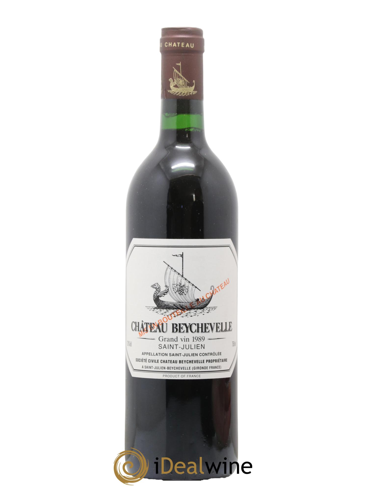 Château Beychevelle 4ème Grand Cru Classé 1989 - Lotto di 1 bottiglia - 0