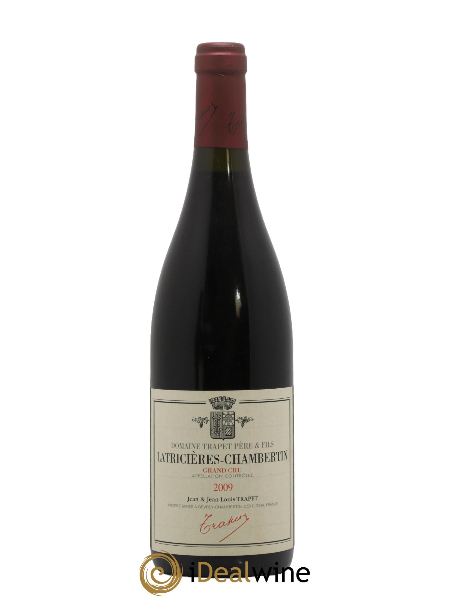 Latricières-Chambertin Grand Cru Domaine Trapet 2009 - Lot de 1 bouteille - 0