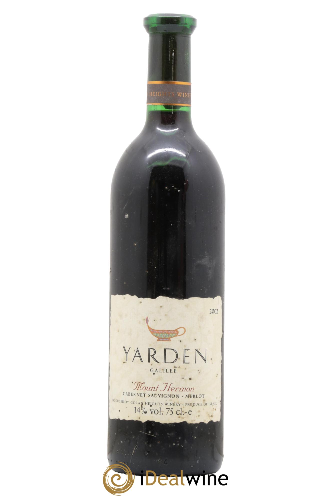 Israël Galilée Yarden Mount Hermon Golan Heights Winery 2002 - Lot de 1 bouteille - 0