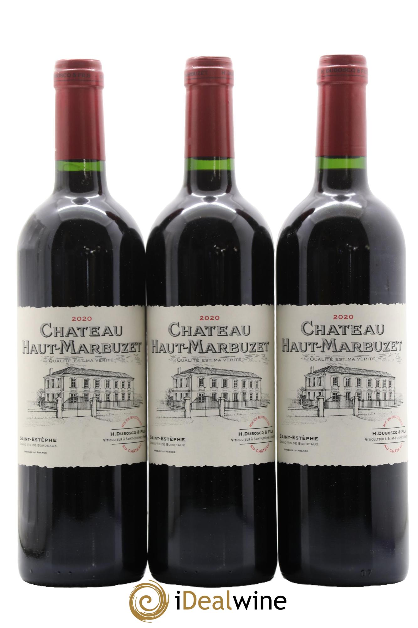 Château Haut Marbuzet  2020 - Lot de 3 bouteilles - 0