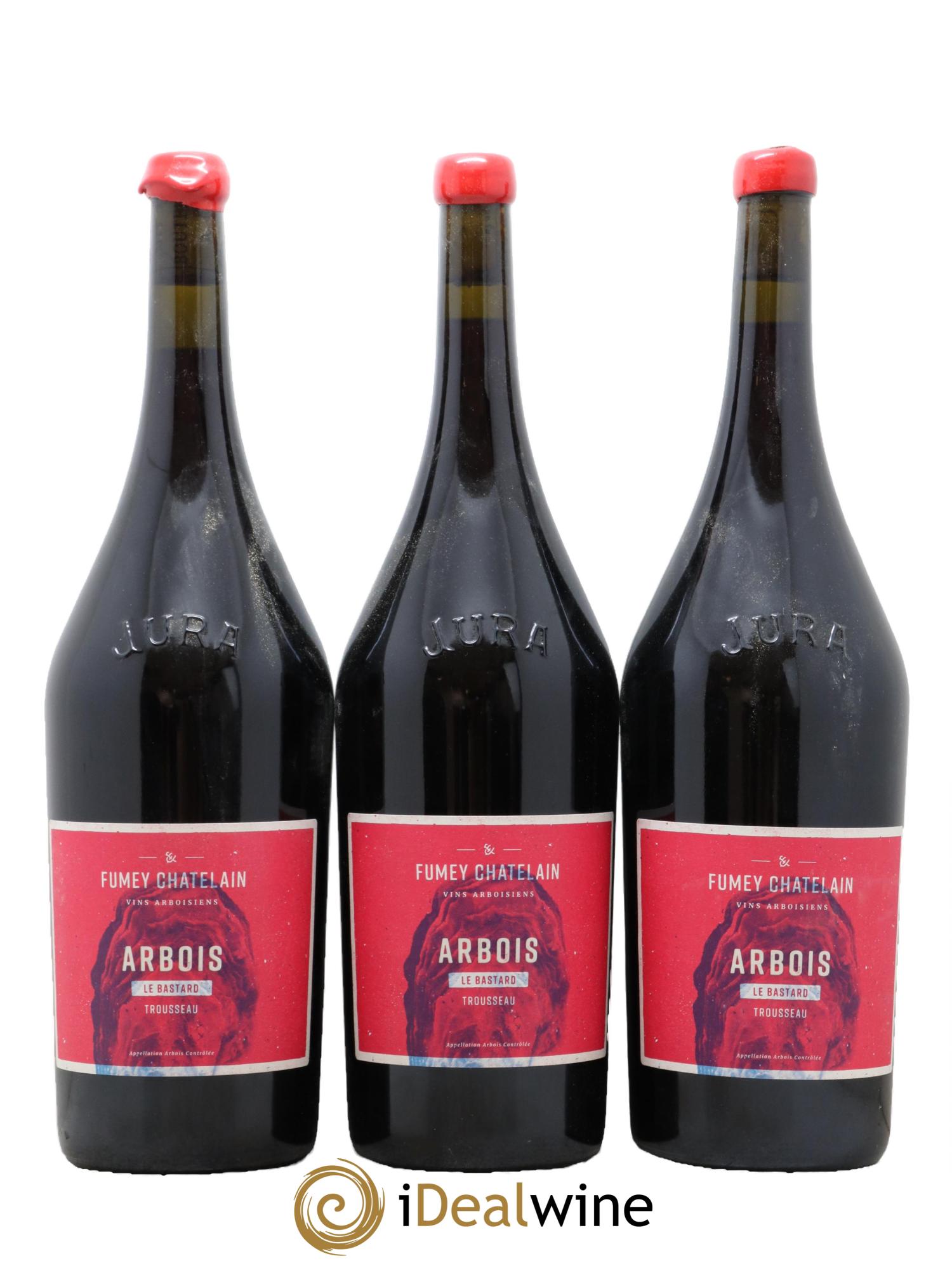 Arbois Trousseau Le Bastard Fumey-Chatelain 2018 - Posten von 3 Magnum - 0