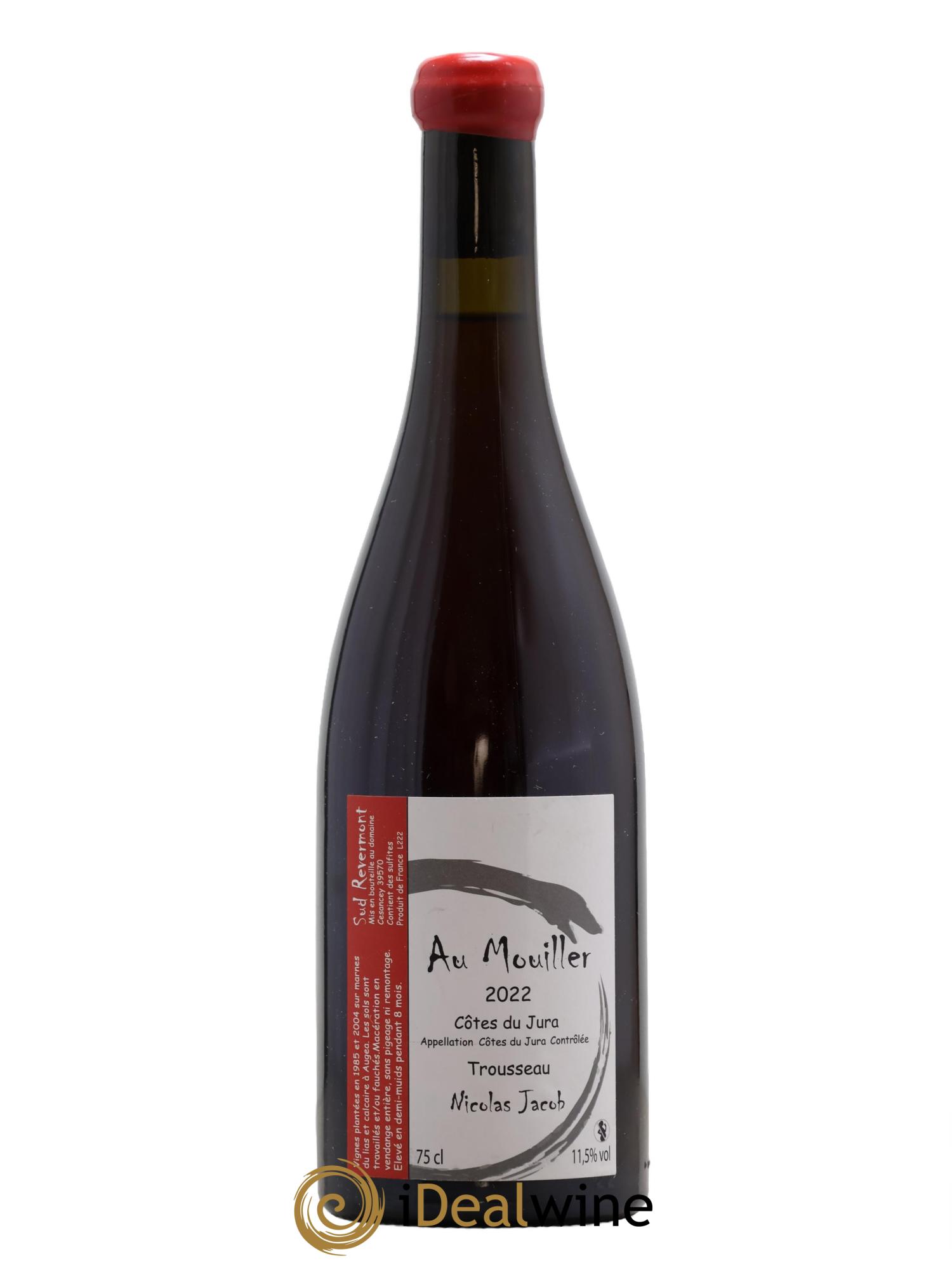 Côtes du Jura Trousseau Au Mouiller Nicolas Jacob 2022 - Lot de 1 bouteille - 0