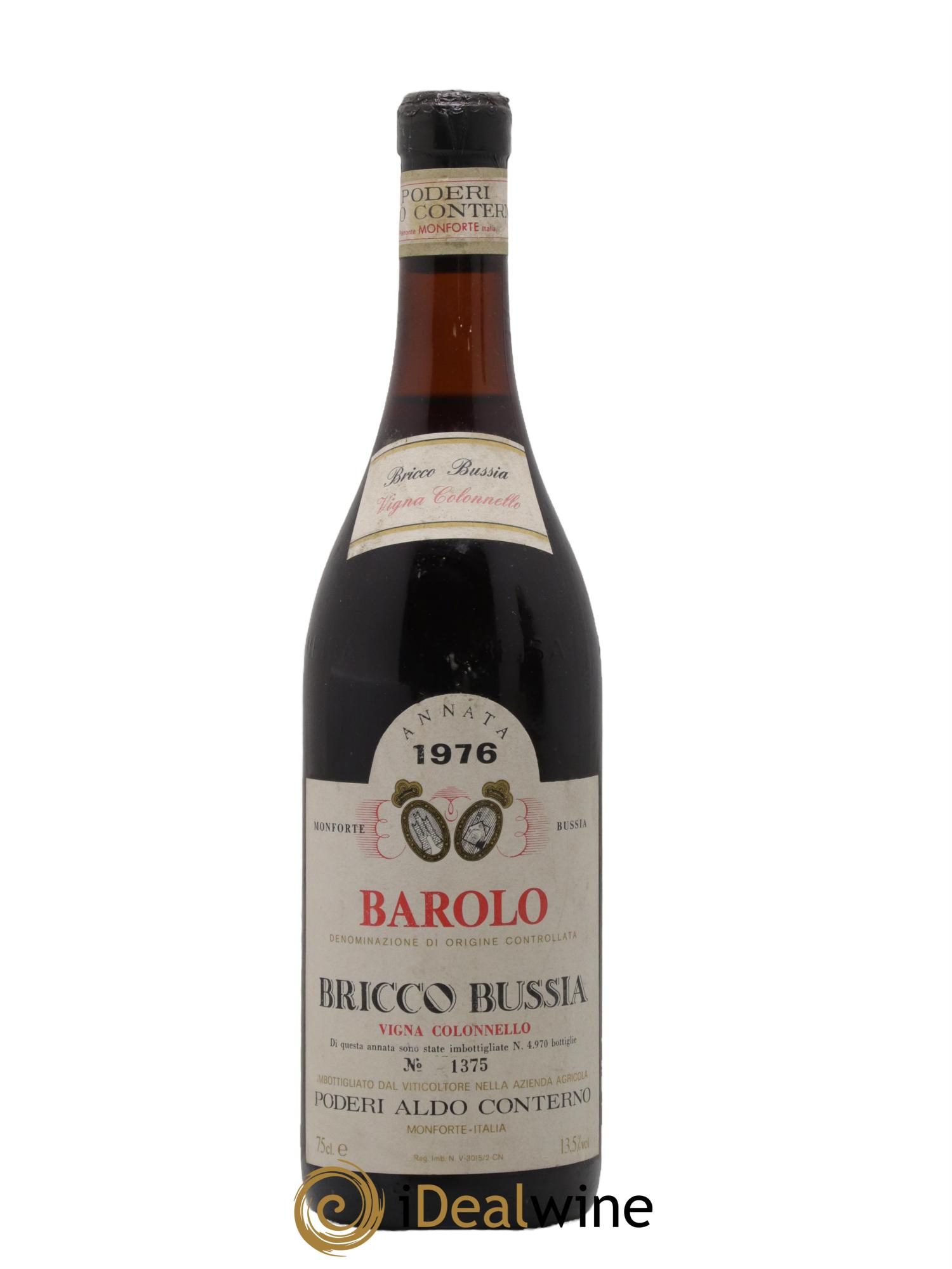 Barolo DOCG Bussia Colonnello Aldo Conterno 1976 - Posten von 1 Flasche - 0