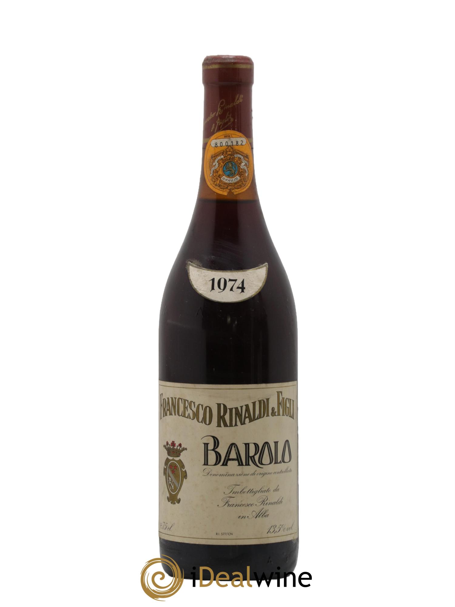 Barolo DOCG Francesco Rinaldi 1974 - Lot of 1 bottle - 0