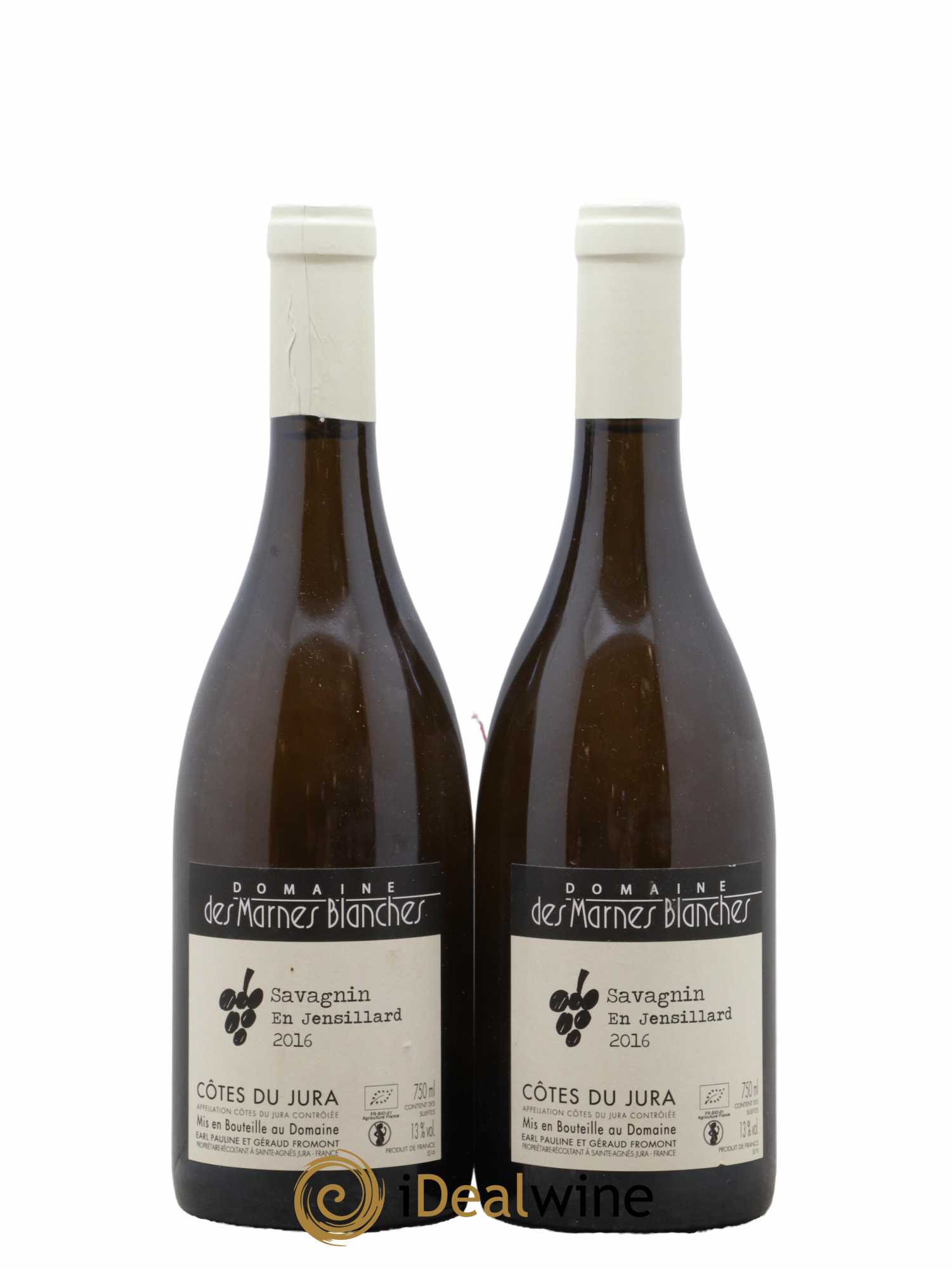 Côtes du Jura En Jensillard Marnes Blanches (Domaine des) 2016 - Lot de 2 bouteilles - 0