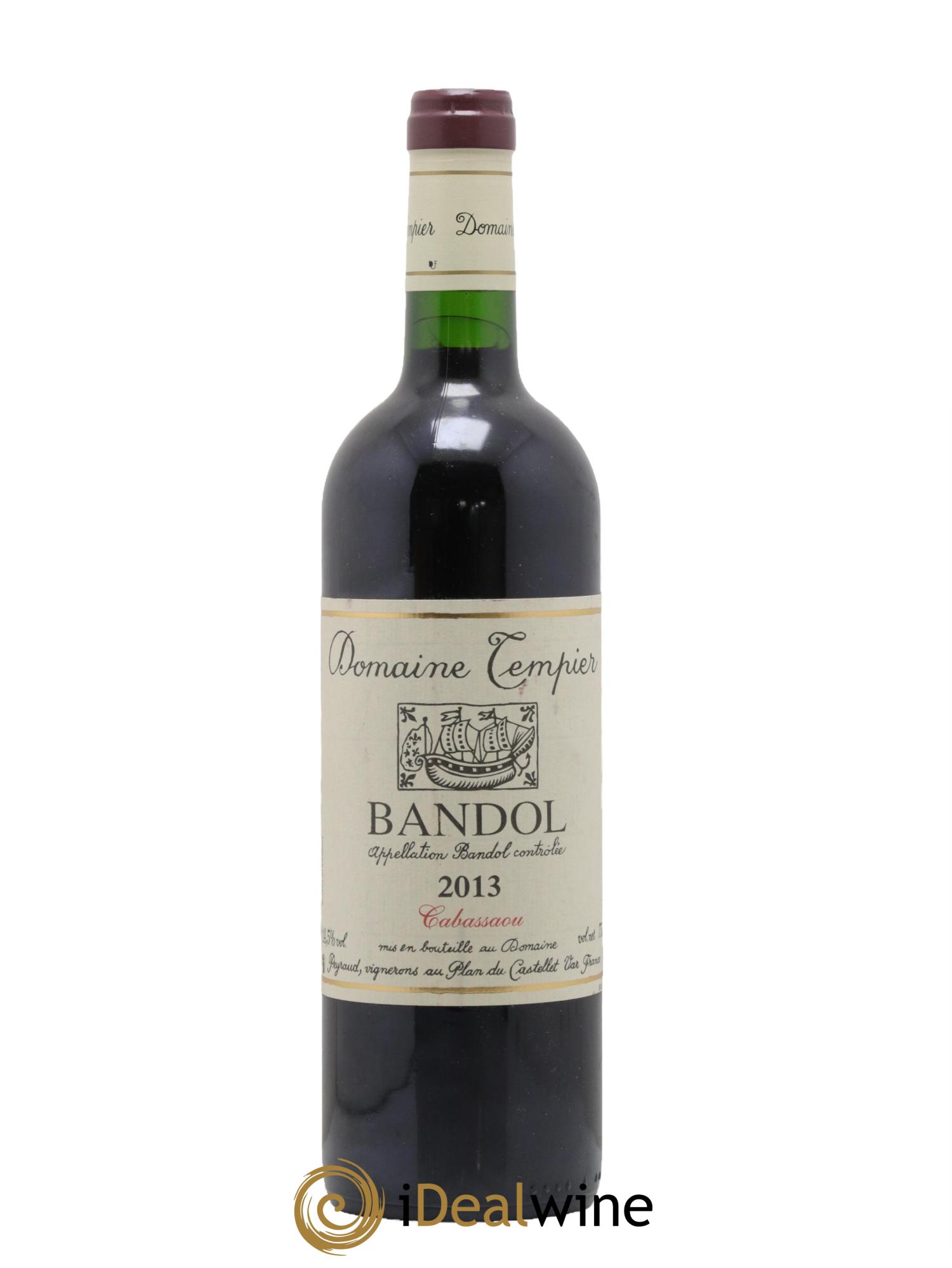 Bandol Domaine Tempier Cuvée Cabassaou Famille Peyraud 2013 - Lot de 1 bouteille - 0