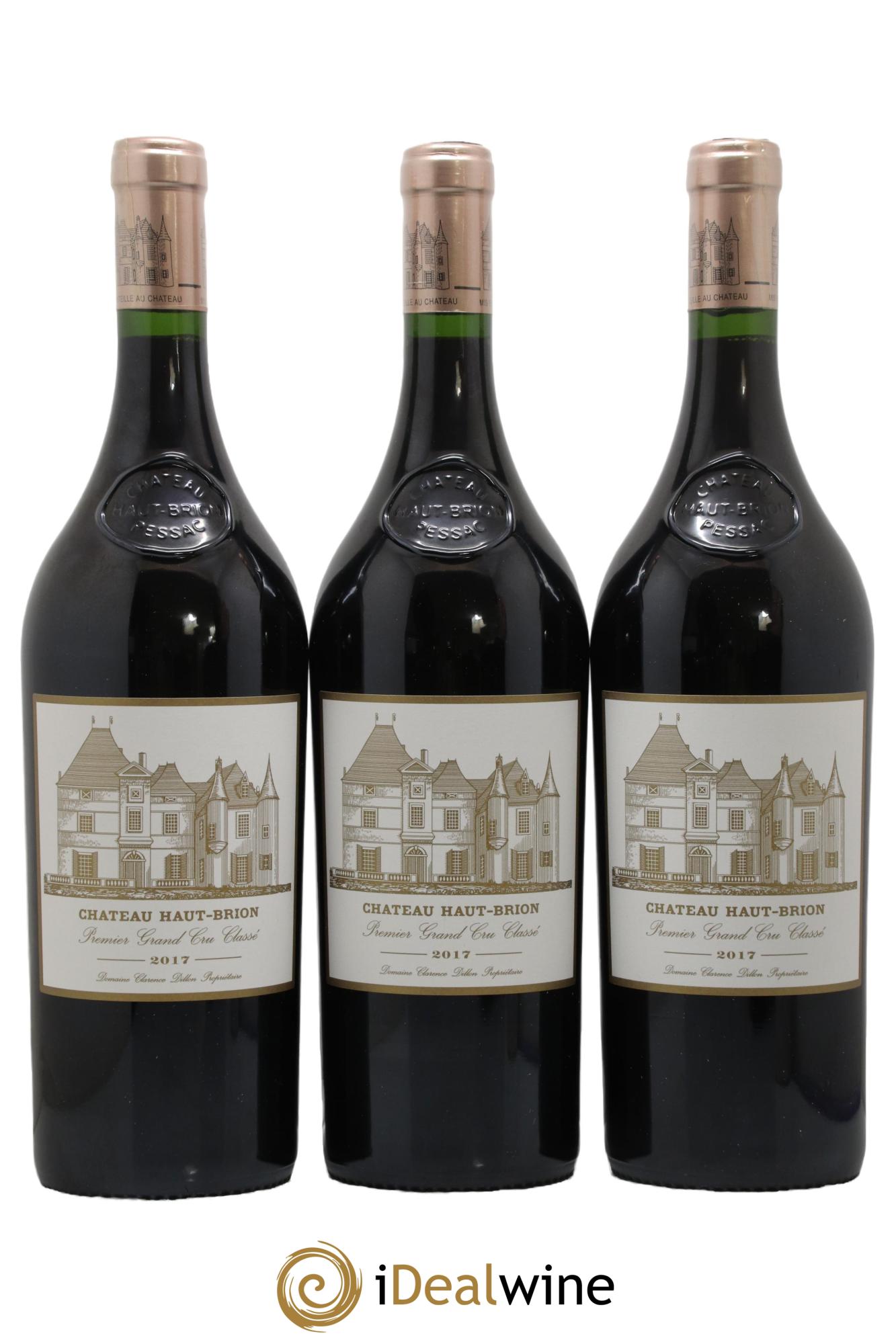 Château Haut Brion 1er Grand Cru Classé  2017 - Lotto di 3 magnum - 0